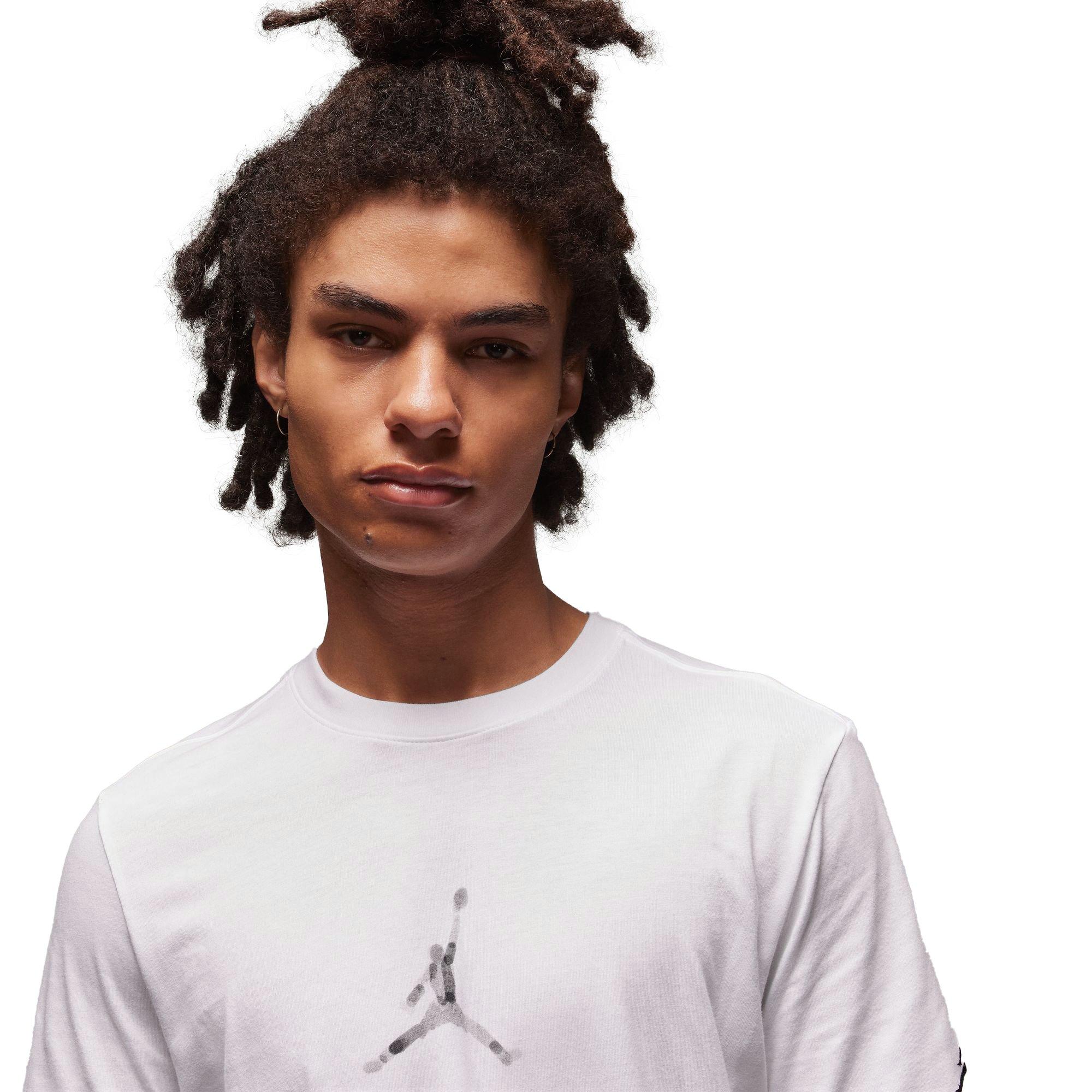 Jordan Men's Brand Graphic Tee-White - WHITE Thumbnail View 3