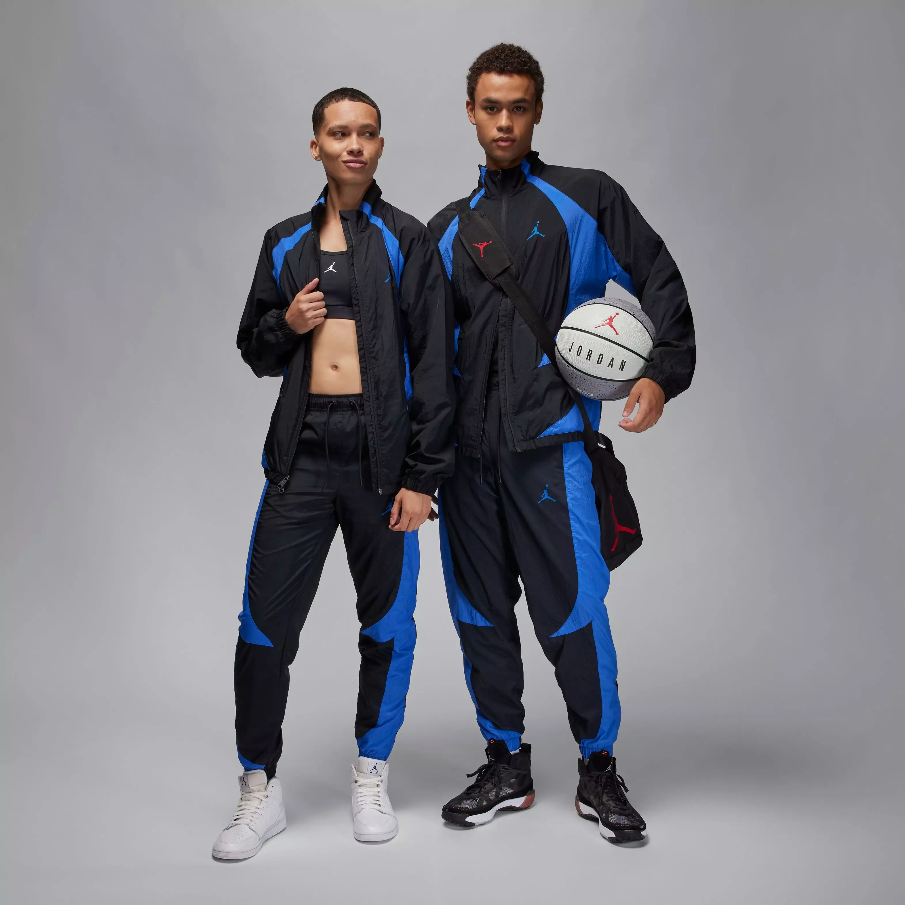 Jordan Men's Sport Warm Up Jacket - BLACK/ROYAL