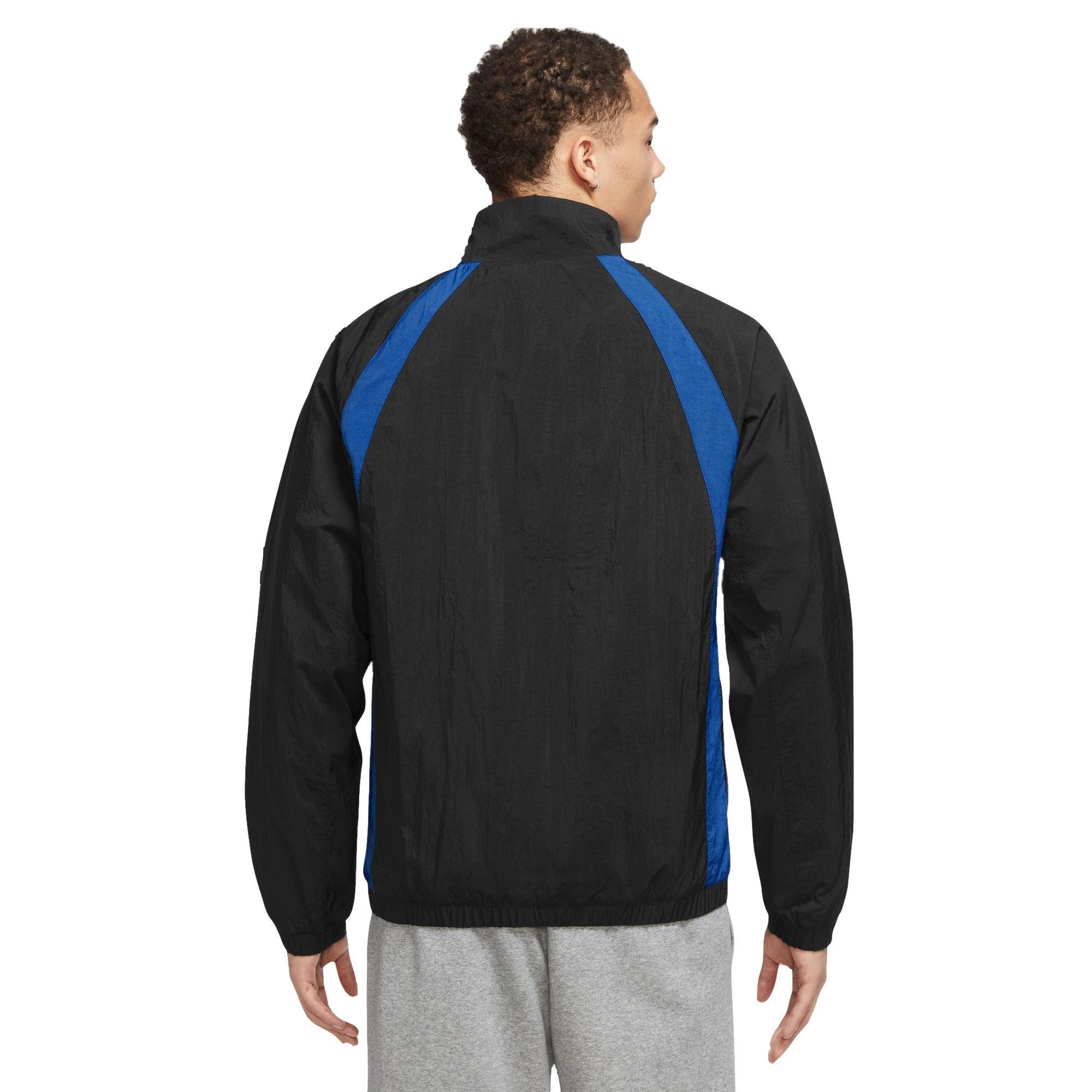 Jordan Men's Sport Warm Up Jacket - BLACK/ROYAL Thumbnail View 2