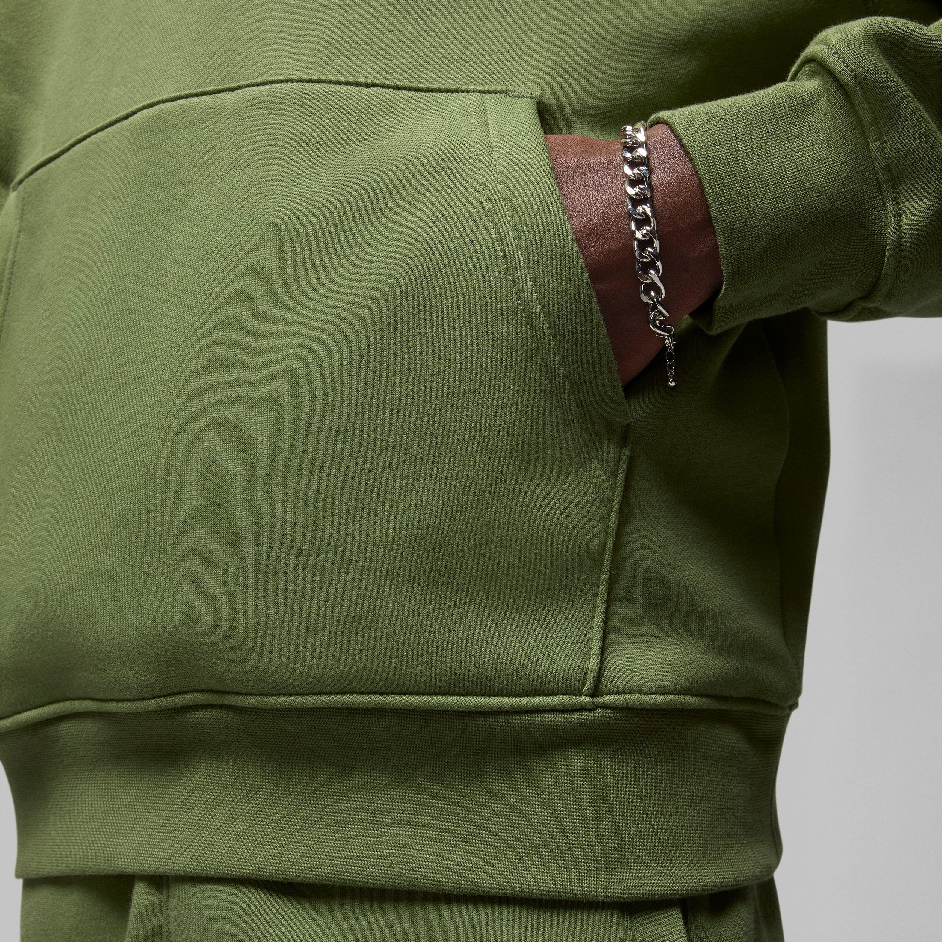 Jordan Essentials Fleece Baseline Men's Olive Hoodie