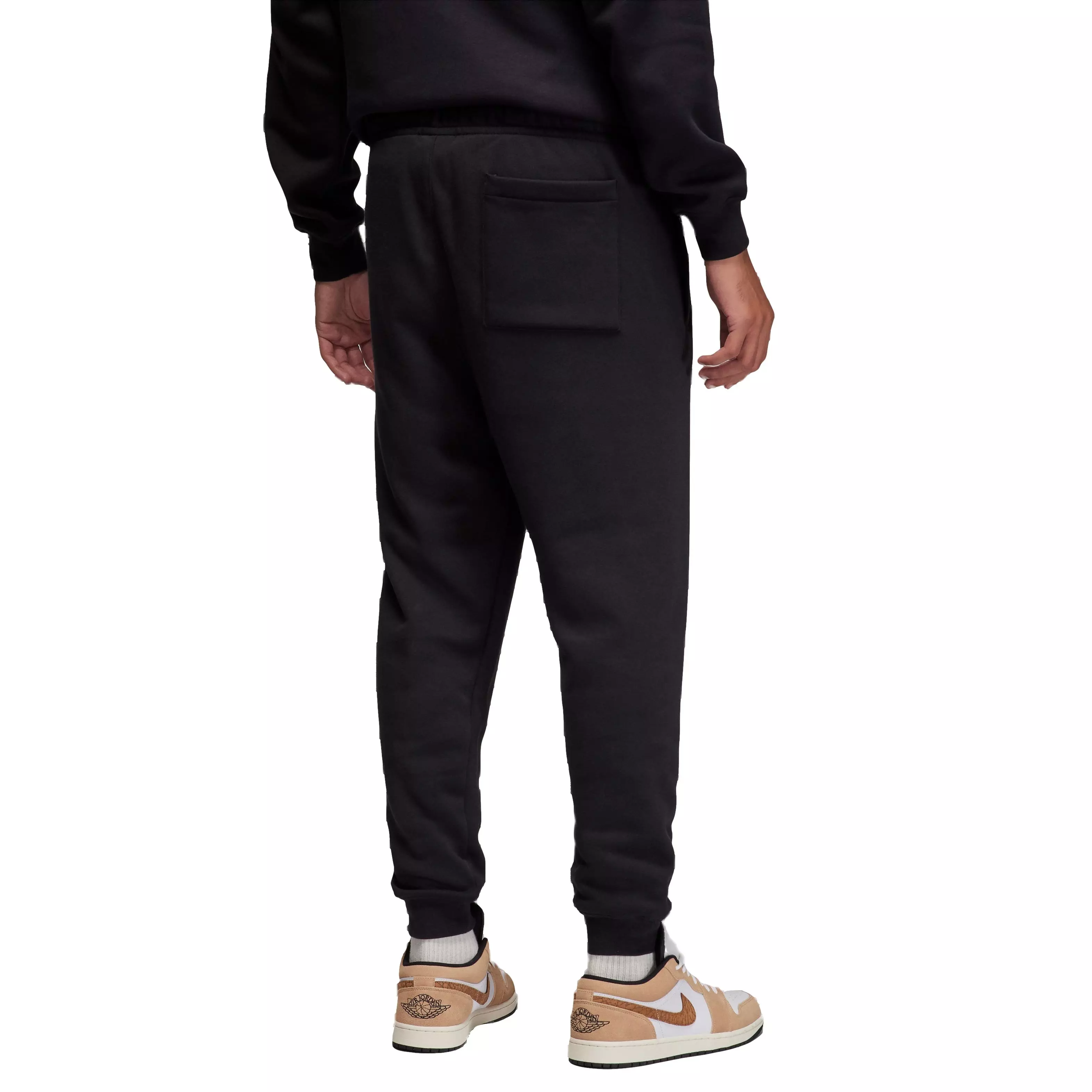 Jordan Men's Gratitude Essentials Baseline Fleece Pants - BLACK/GOLD