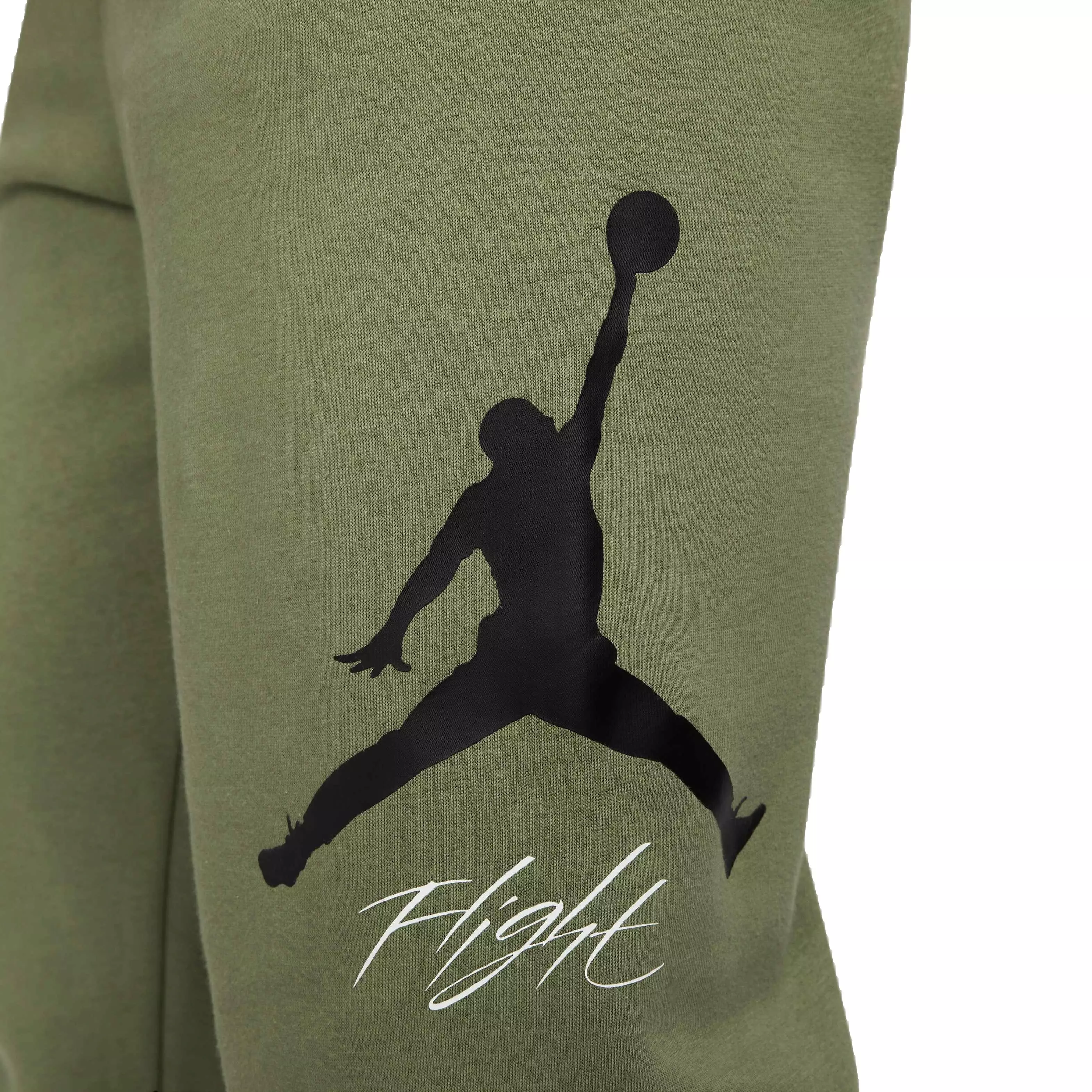 Jordan Men's Essentials Fleece Baseline Pants-Olive - OLIVE