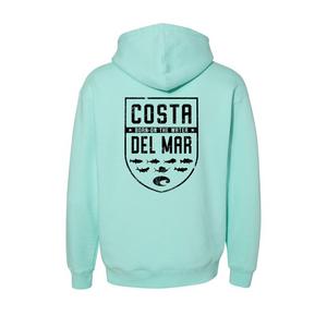 Costa Del Mar Men's Species Shield Pullover Hoodie-Blue