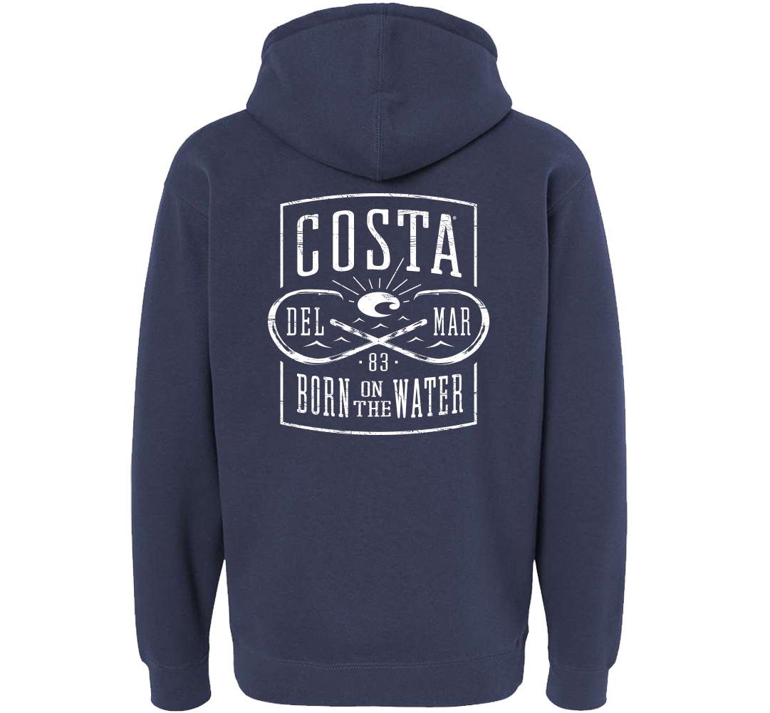 Costa Del Mar Men's Fury Hoodie - Navy - NAVY Thumbnail View 1