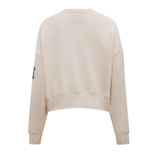 Pro Standard Women's Yankees Crew Sweatshirt - Linen