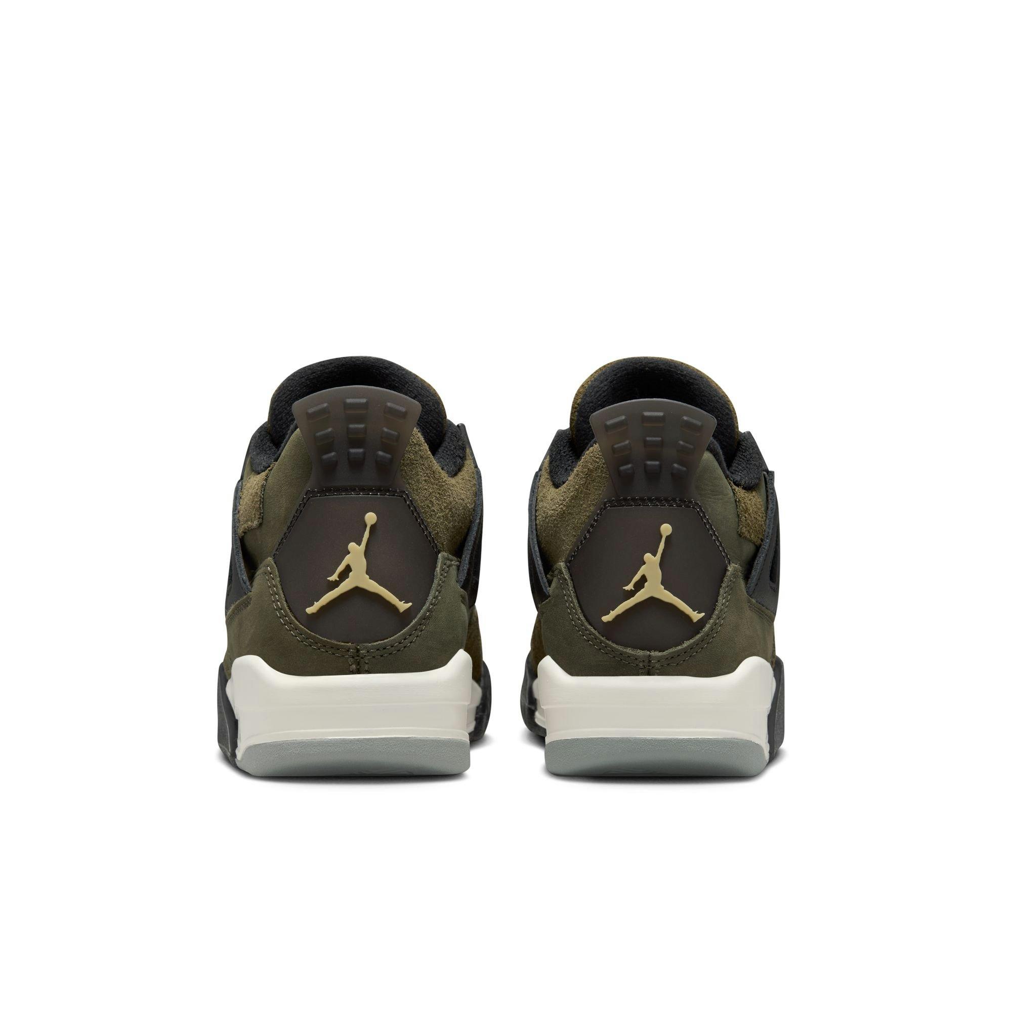 Olive green 2025 jordans grade school