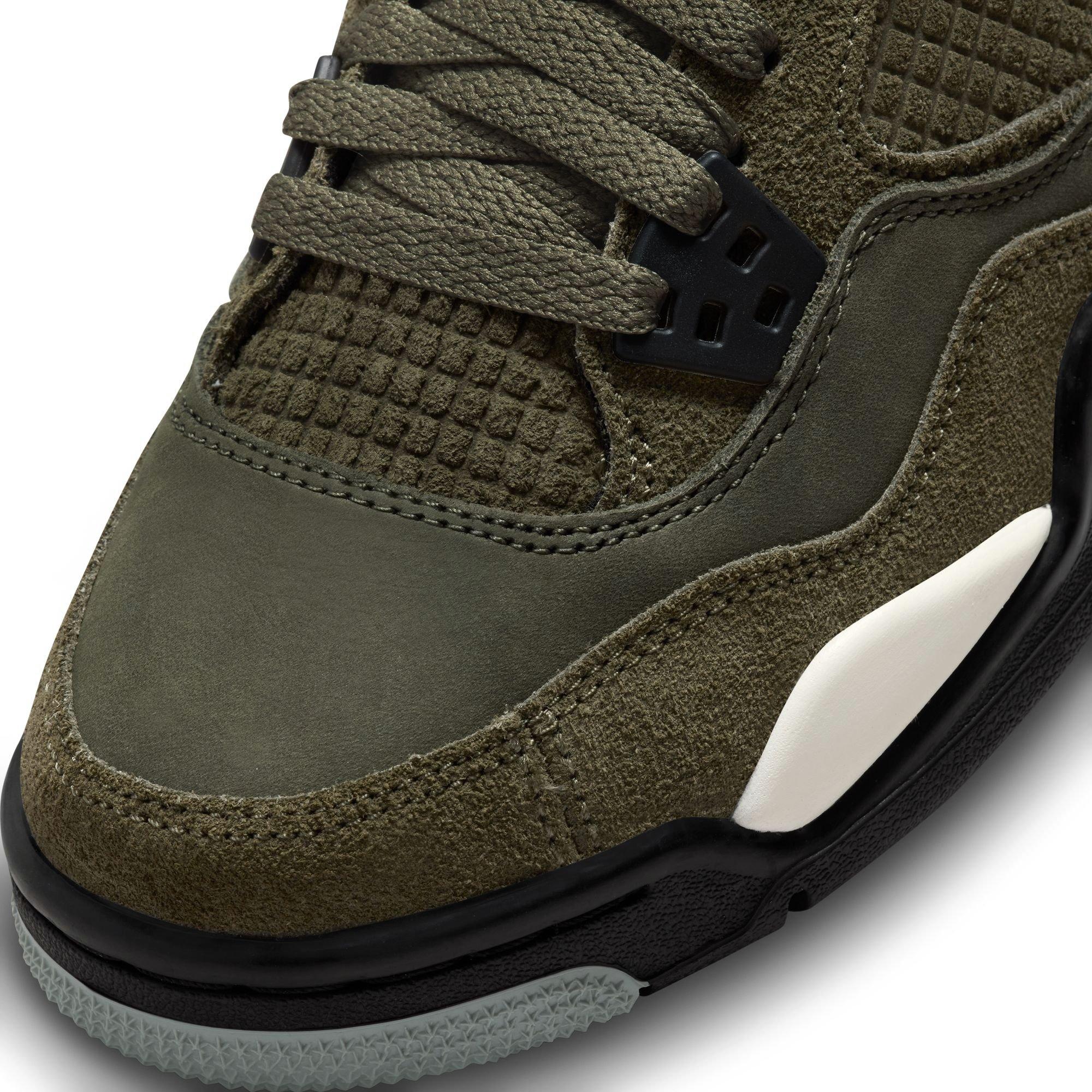 Jordan 4 Retro SE Craft Medium Olive Toddler Kids' Shoe​ - Hibbett