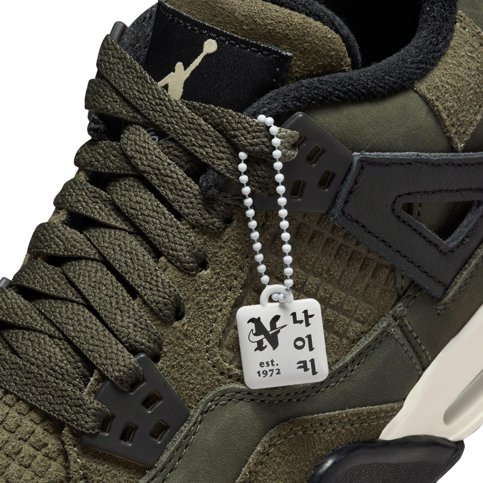 Cactus jack air hot sale jordan 4 olive