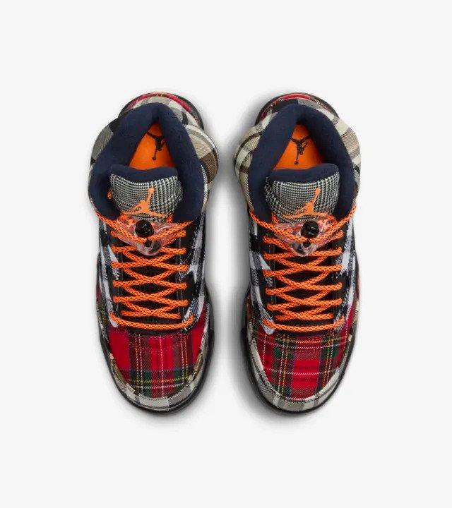 Plaid jordan clearance 1 grade school