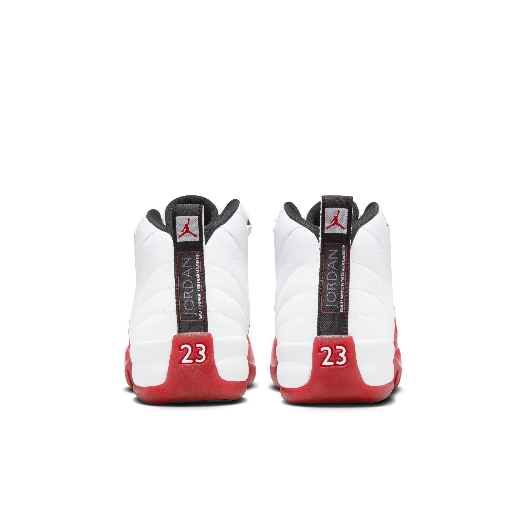 Red jordan store 12s grade school