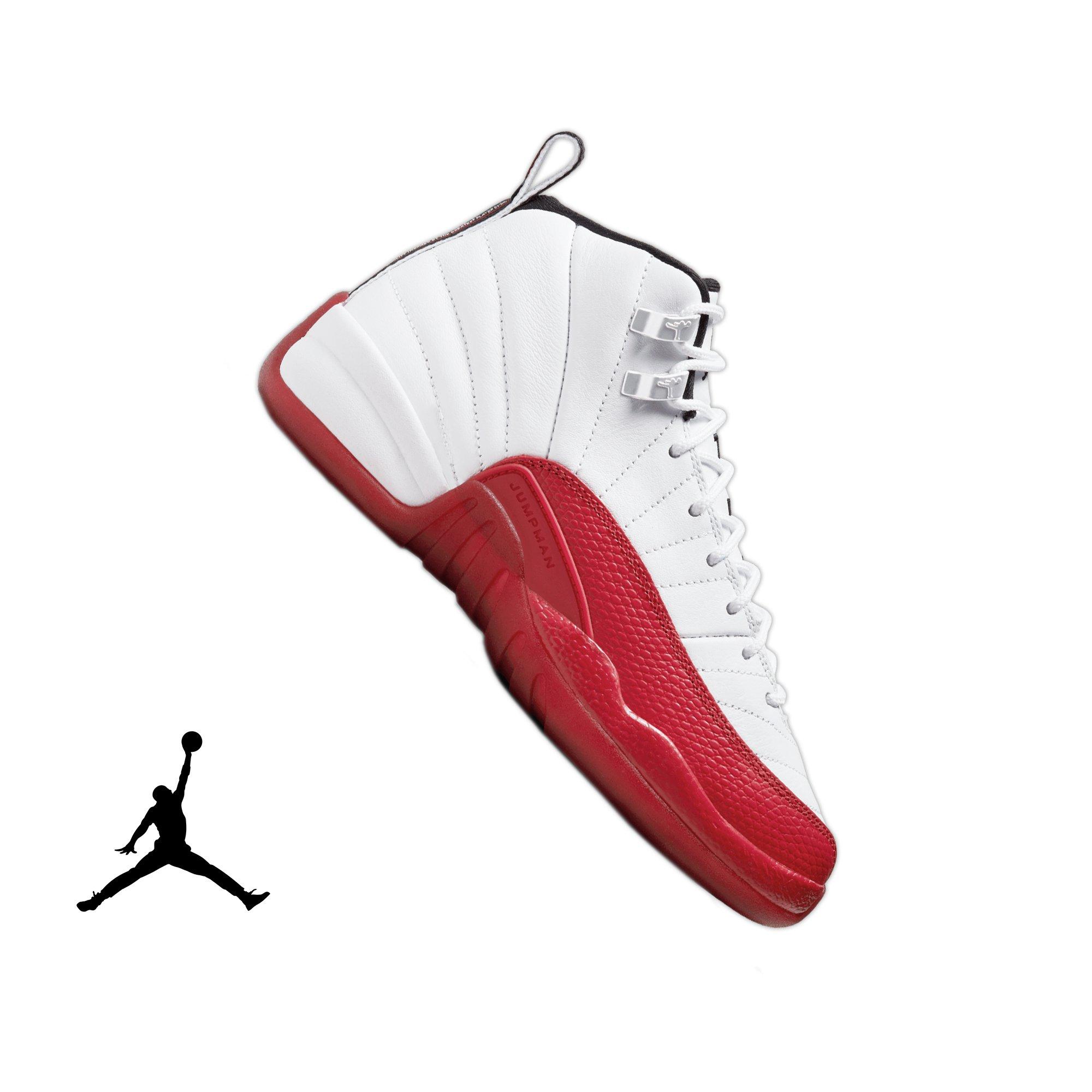 Jordan Air Jordan 12 Retro Cherry Grade School Lifestyle Shoes Cherry White  153265-116 – Shoe Palace