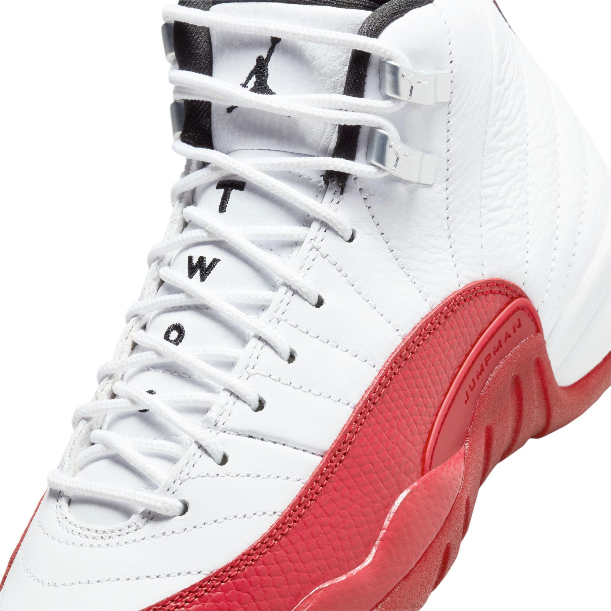 Jordan 12 Retro Cherry Grade School Kids Shoe Hibbett