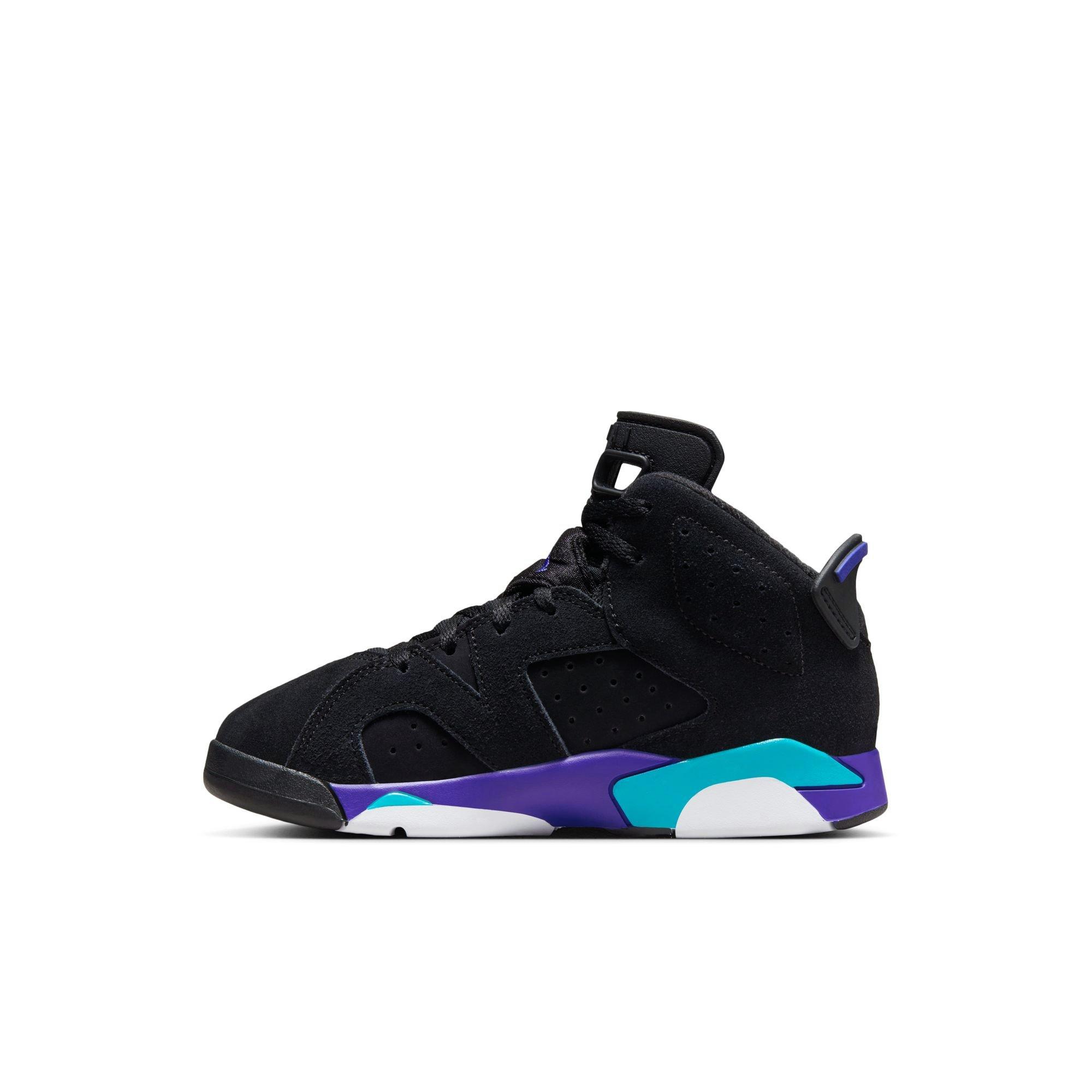 Jordan 6 Retro Preschool Kids' Aqua Shoe