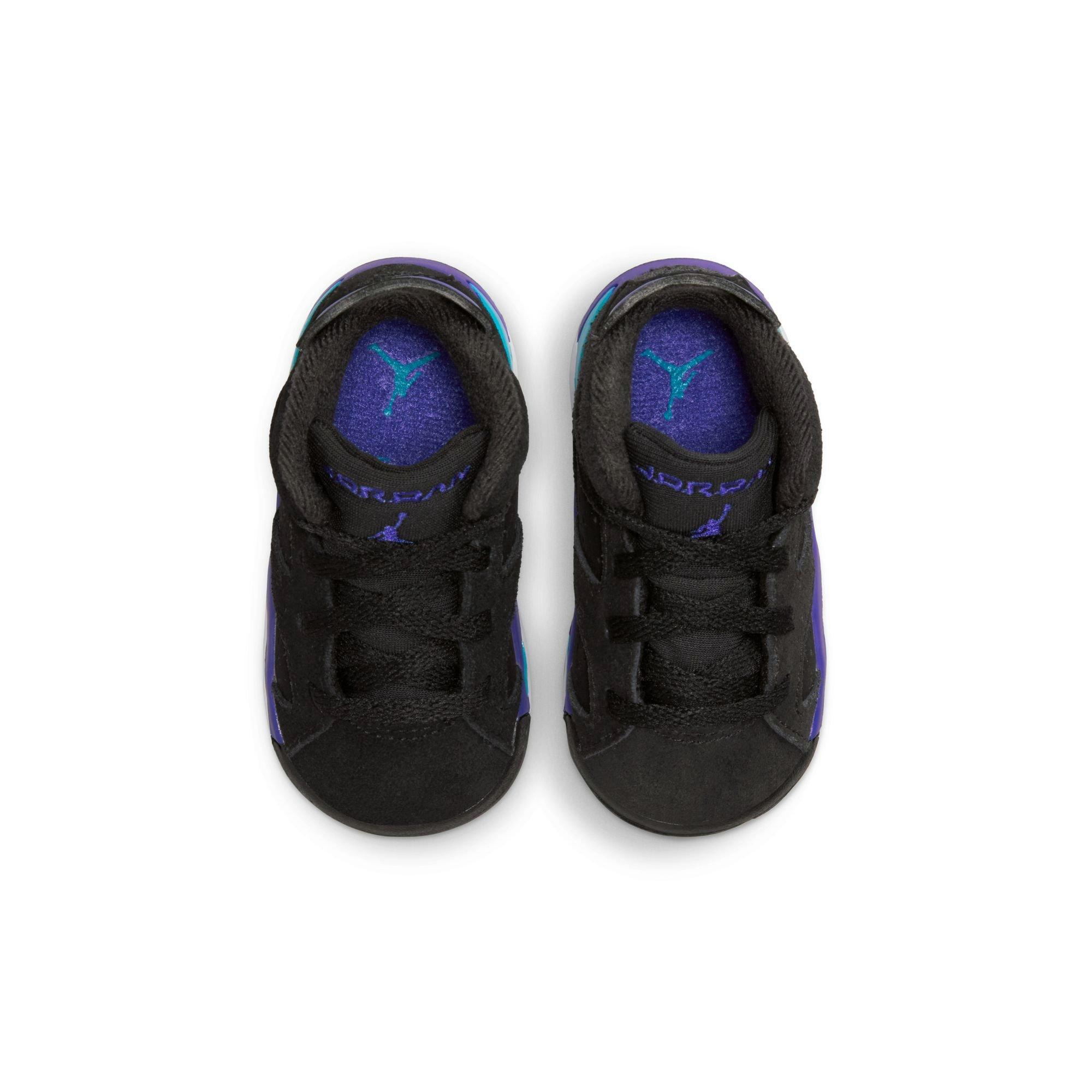 Jordan 6 Retro Toddler Kids' "Aqua" Shoe