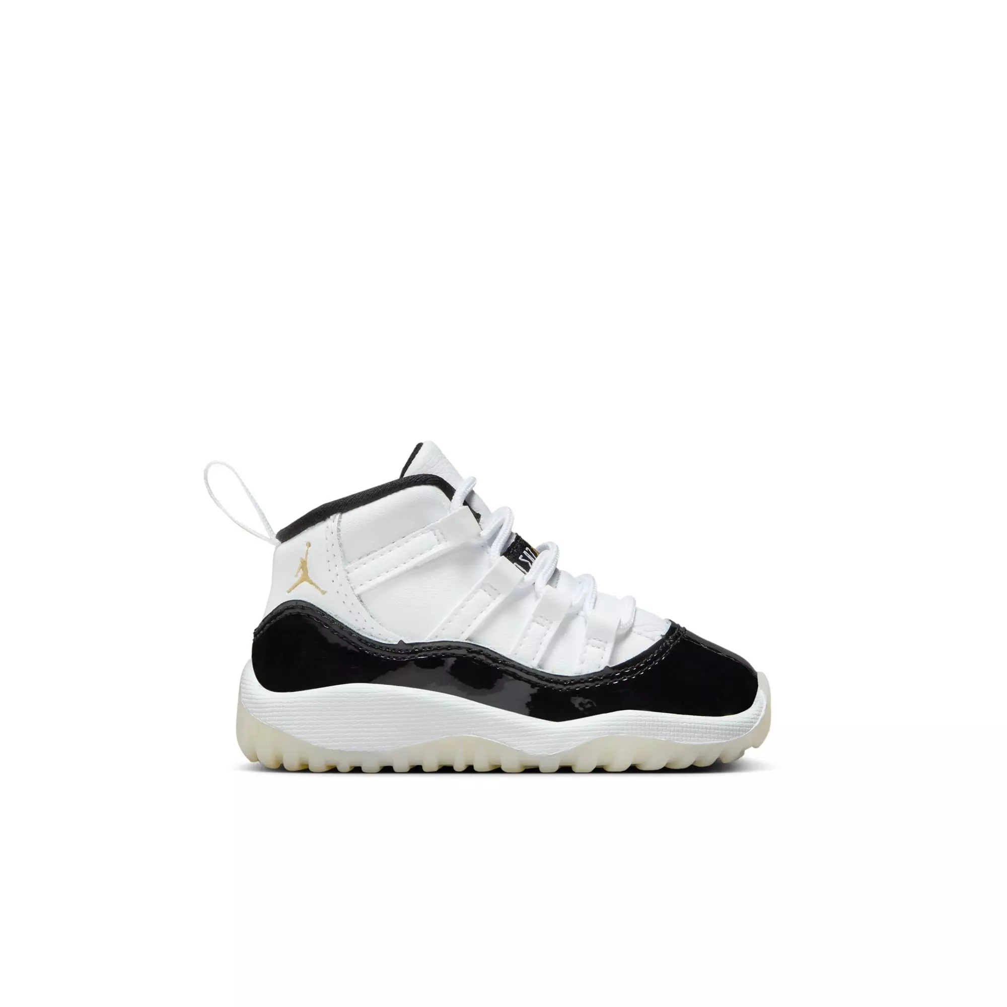 Jordan 11 Retro "Gratitude" Toddler Kids' Shoe - WHITE/METALLIC GOLD/BLACK