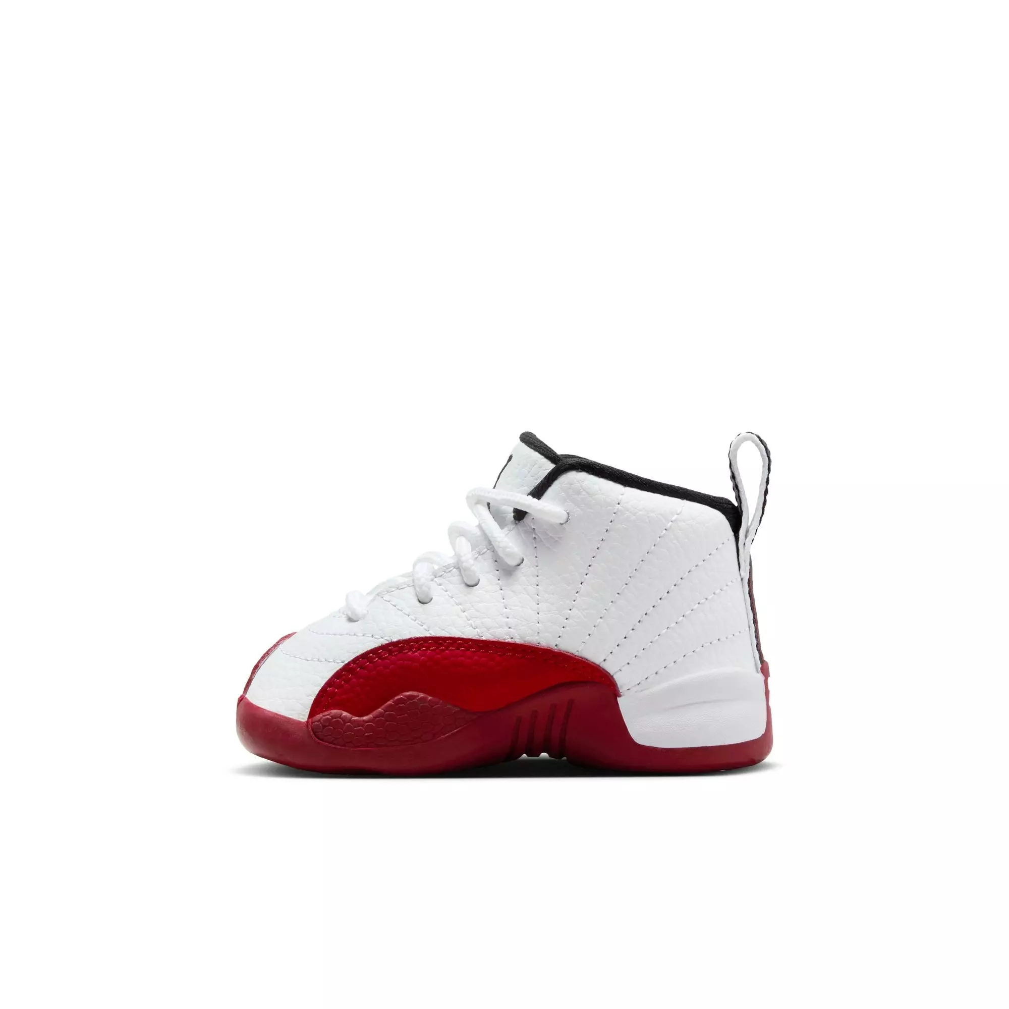 Jordan 12 Retro "Cherry" Toddler Kids' Shoe - WHITE/BLACK/VARSITY RED