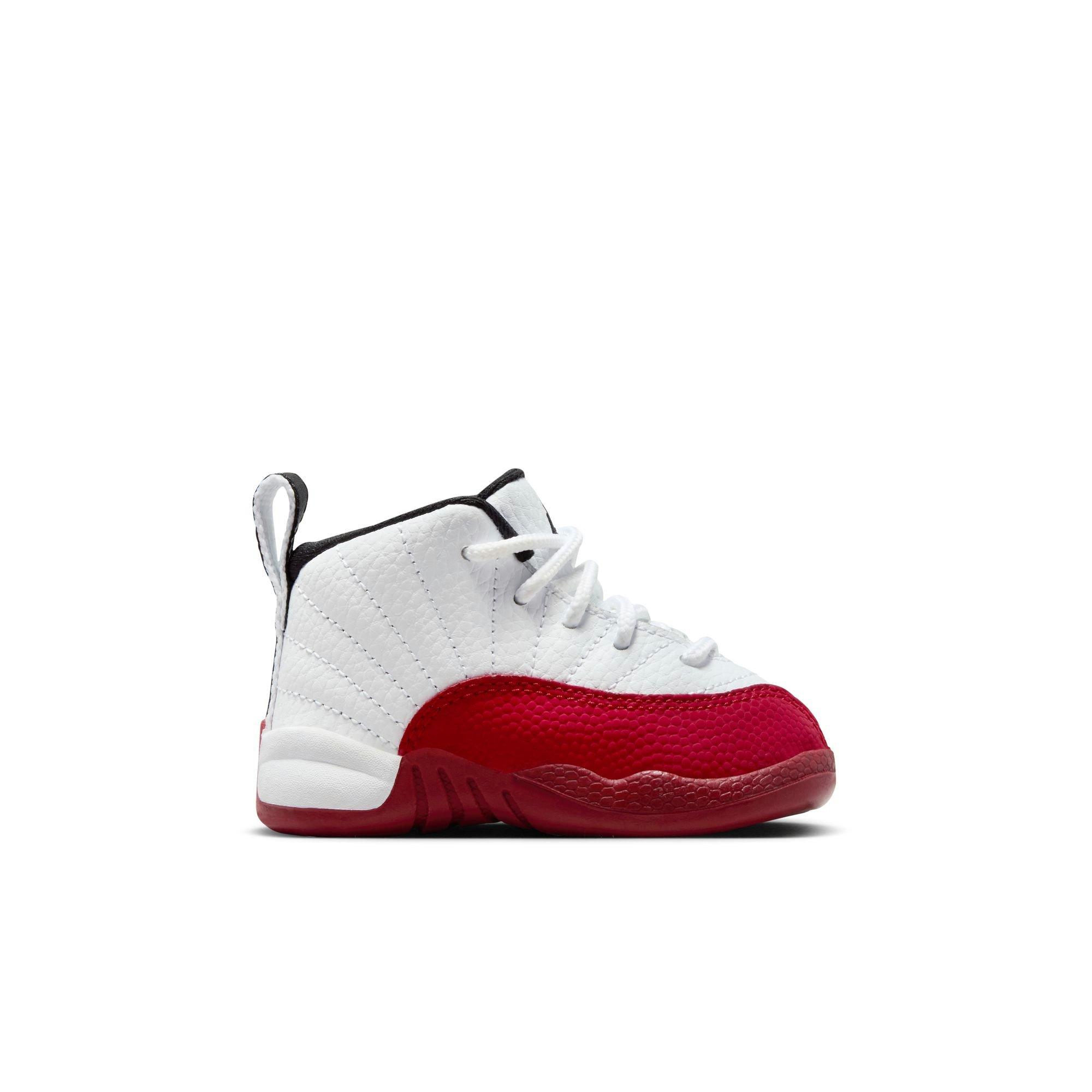 Jordan 12 Retro "Cherry" Toddler Kids' Shoe - WHITE/BLACK/VARSITY RED Thumbnail View 1