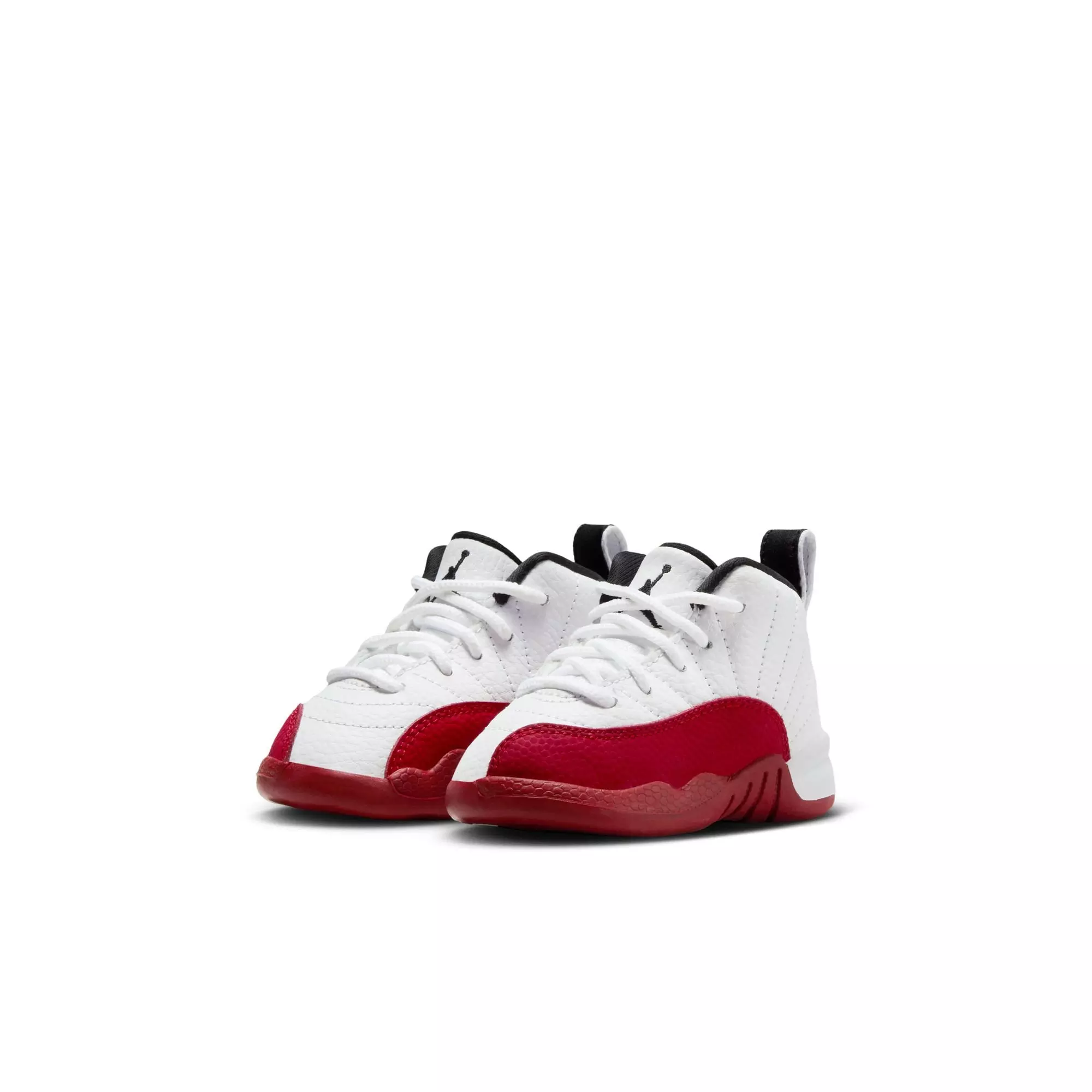 Jordan 12 Retro "Cherry" Toddler Kids' Shoe - WHITE/BLACK/VARSITY RED