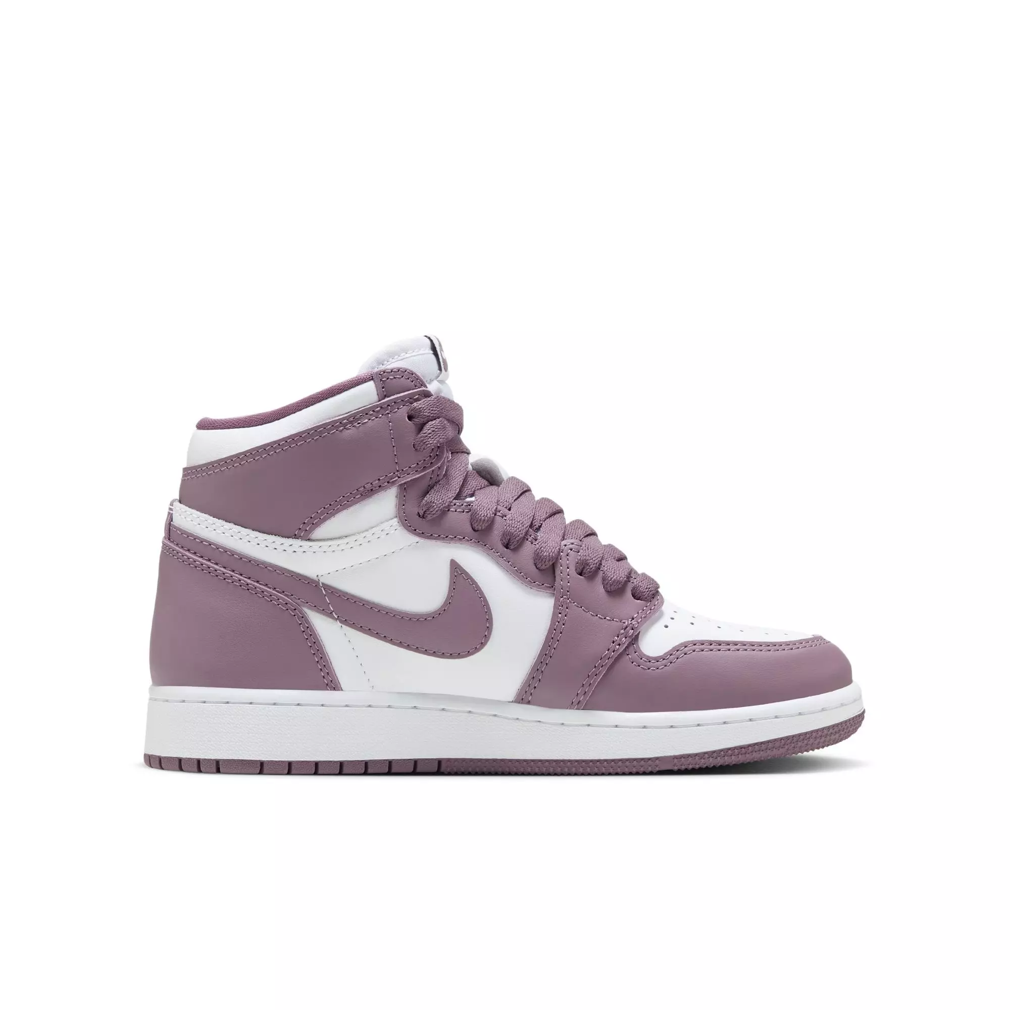 Jordan 1 Retro High OG "Mauve" Grade School Kids' Shoe - WHITE/SKY J MAUVE