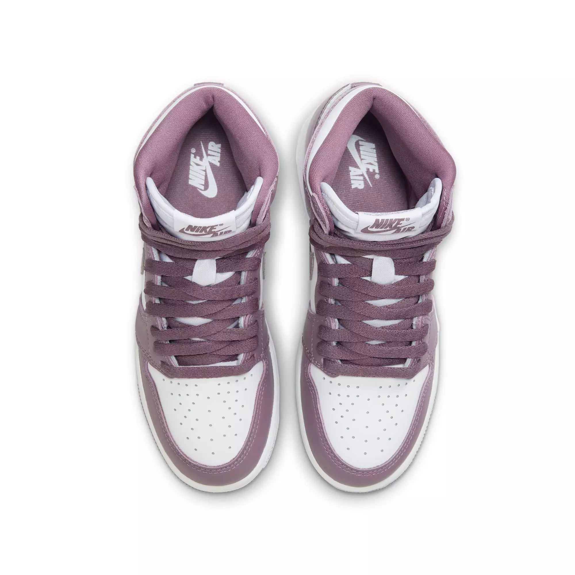 Jordan 1 Retro High OG "Mauve" Grade School Kids' Shoe - WHITE/SKY J MAUVE