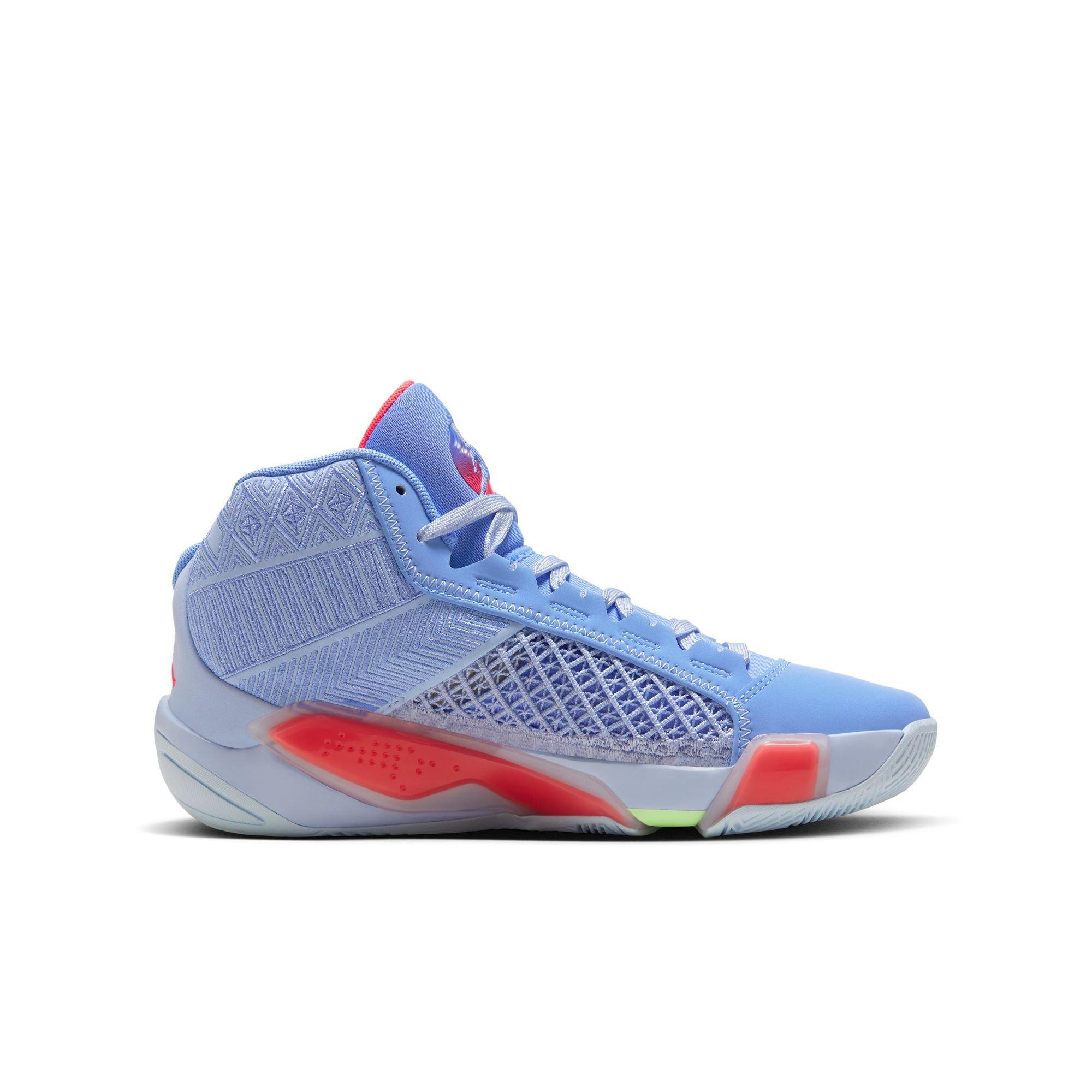 Light blue and white basketball shoes deals