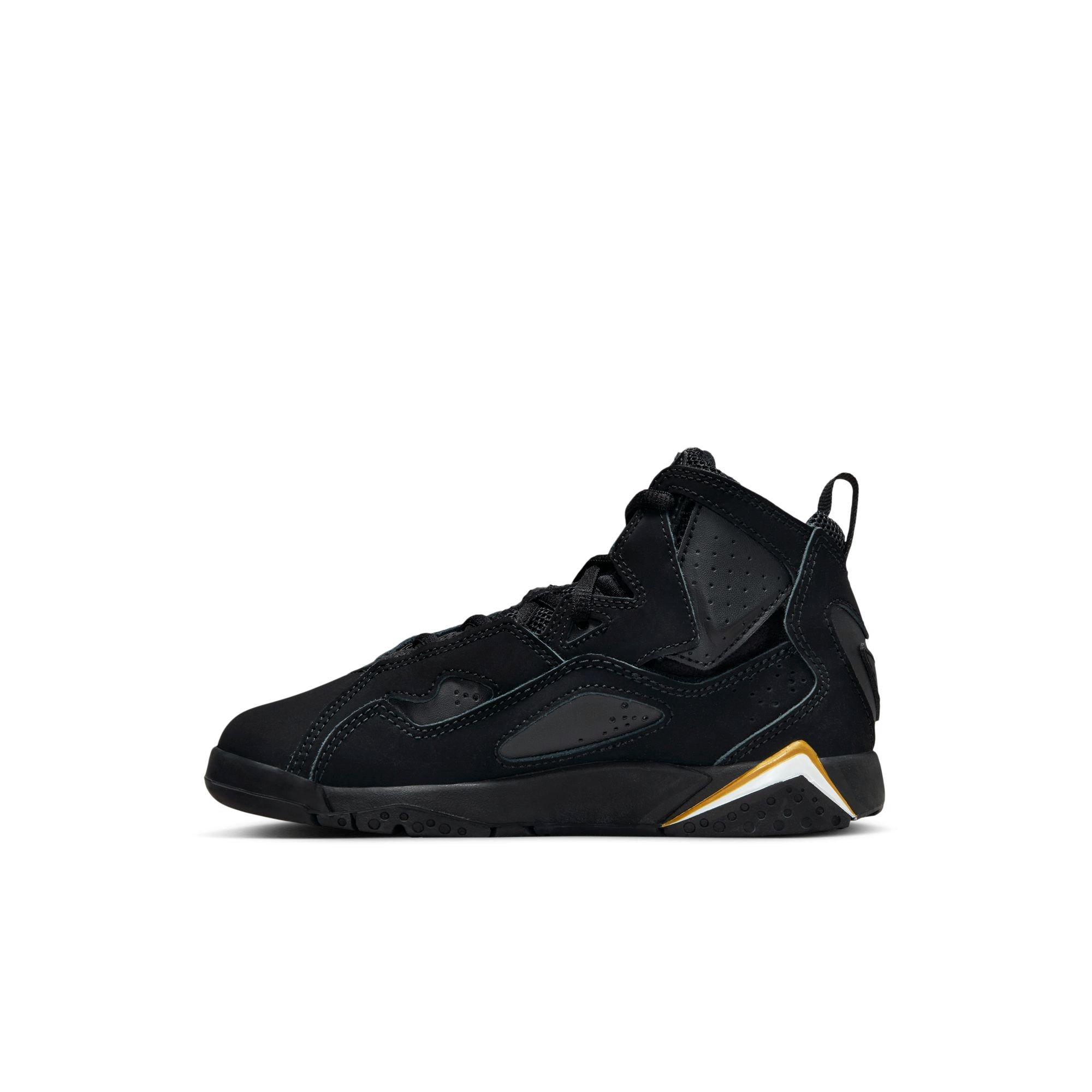 Jordan true flight on sale black and gold