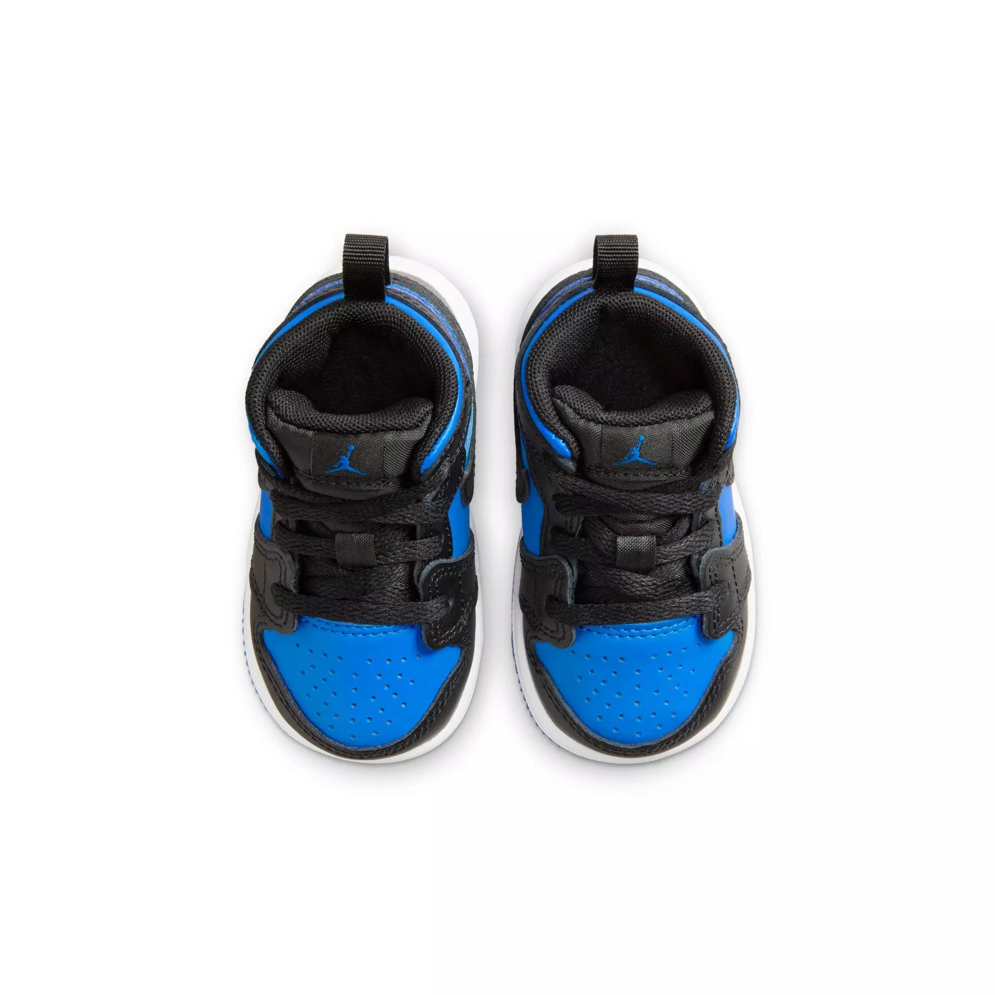 Jordan 1 Mid "Black/Royal/White" Toddler Boys' Shoe - BLACK/ROYAL/WHITE