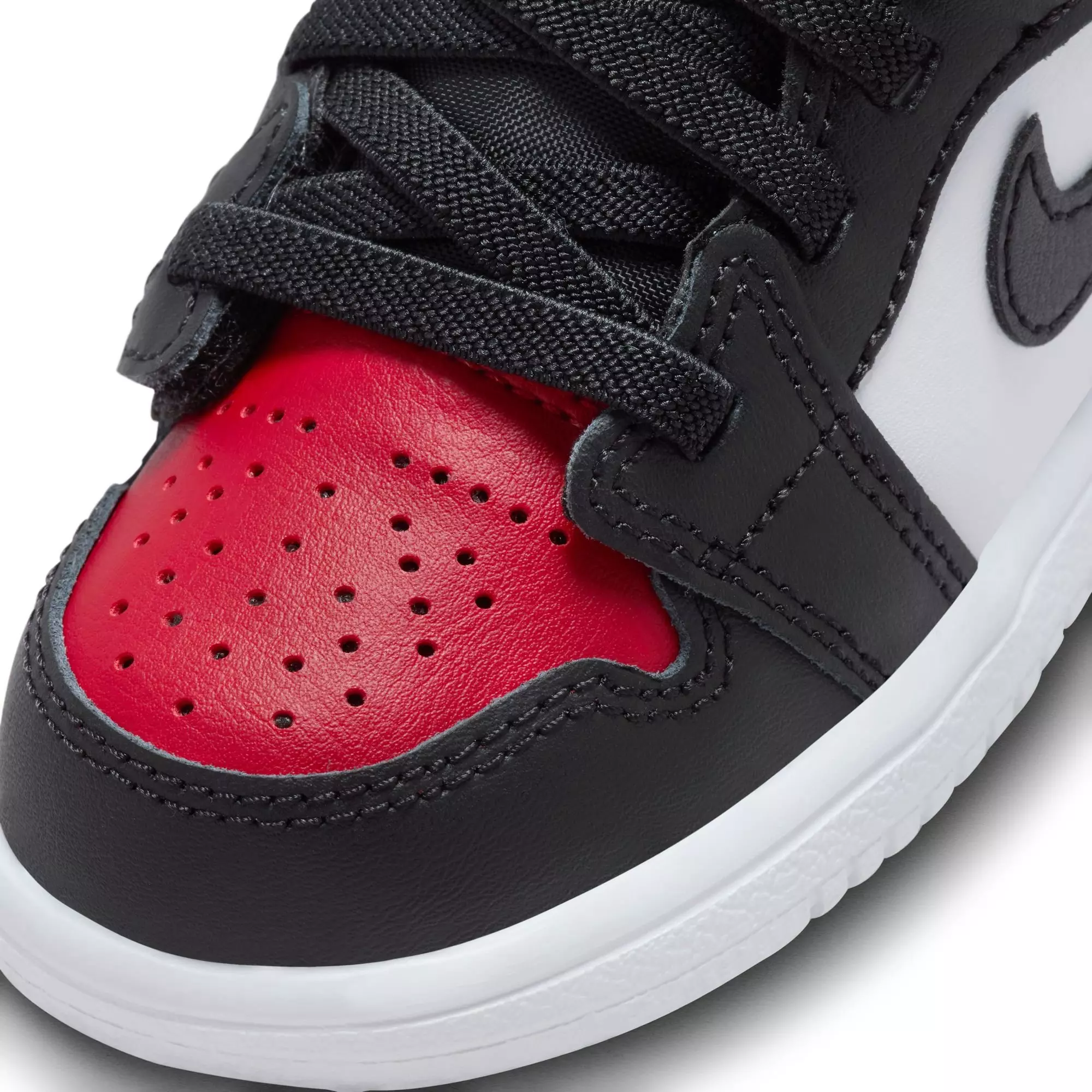 Jordan 1 Low Alt "White/Black/Varsity Red" Toddler Boys' Shoe - BLACK/RED/WHITE