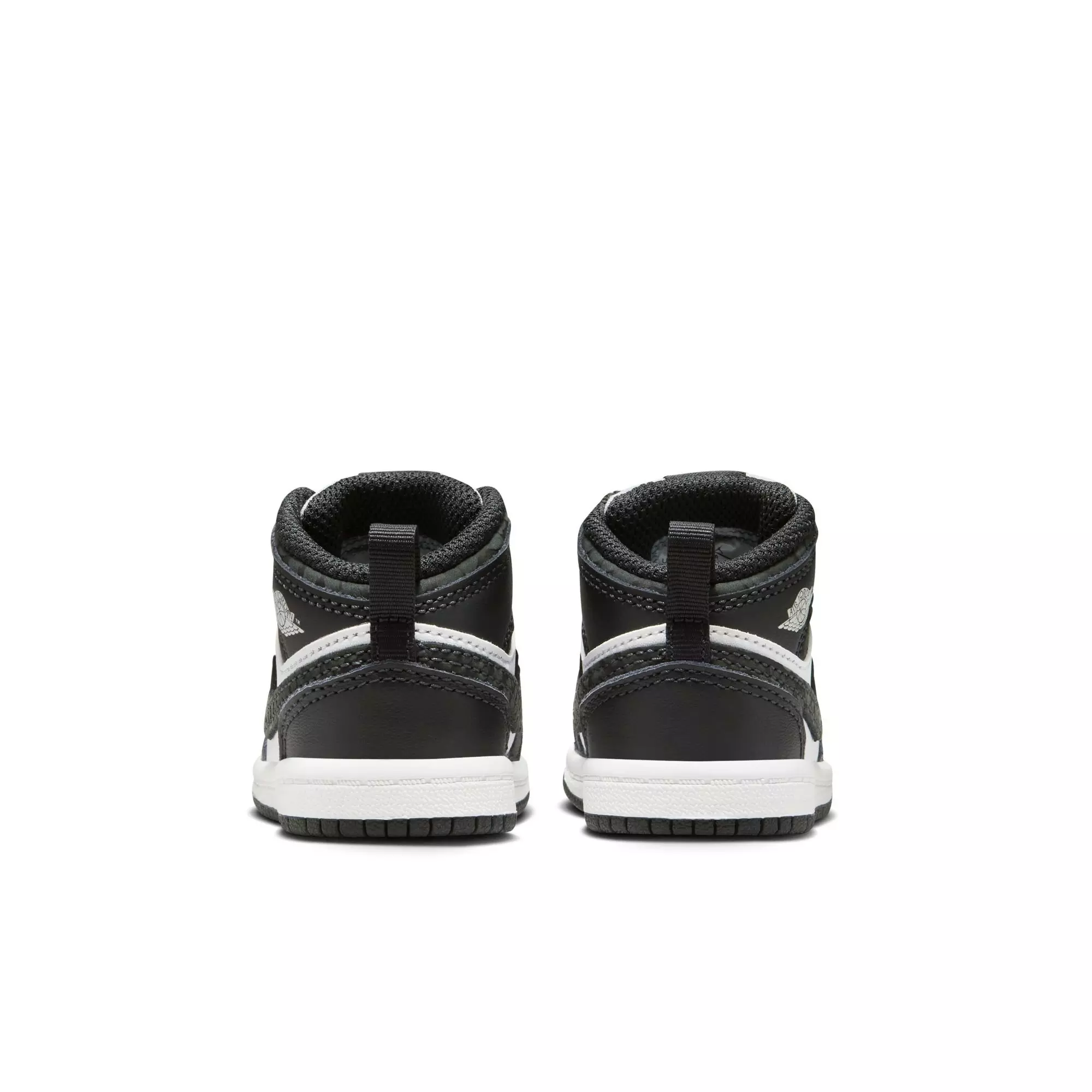 Jordan 1 Mid SE "Off Noir/Black/White" Toddler Boys' Shoe - BLACK/WHITE