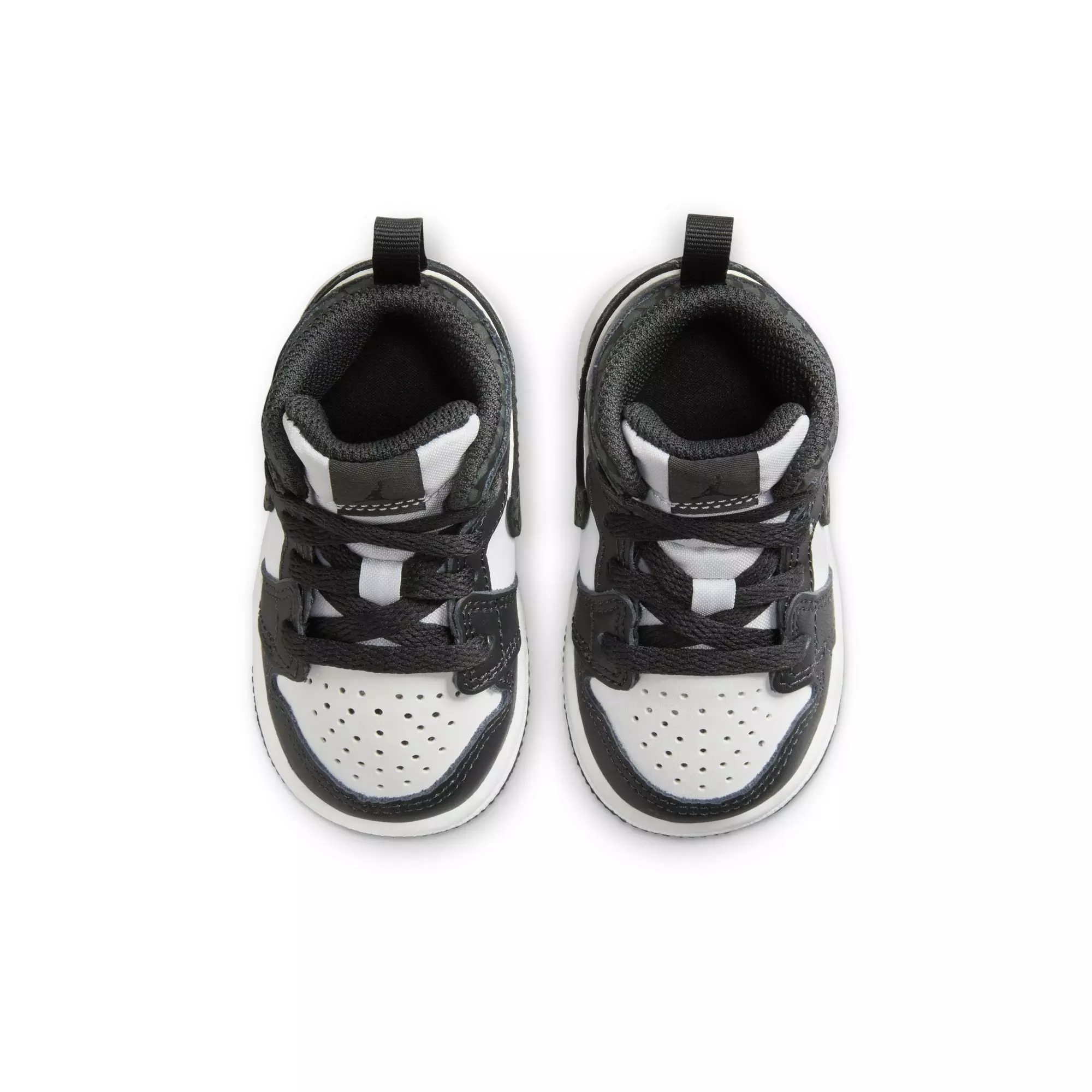 Jordan 1 Mid SE "Off Noir/Black/White" Toddler Boys' Shoe - BLACK/WHITE