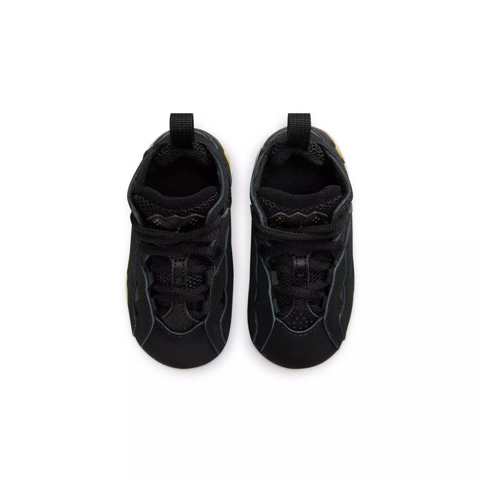 Jordan True Flight "Black/White/Metallic Gold" Toddler Boys' Shoe - BLACK/GOLD