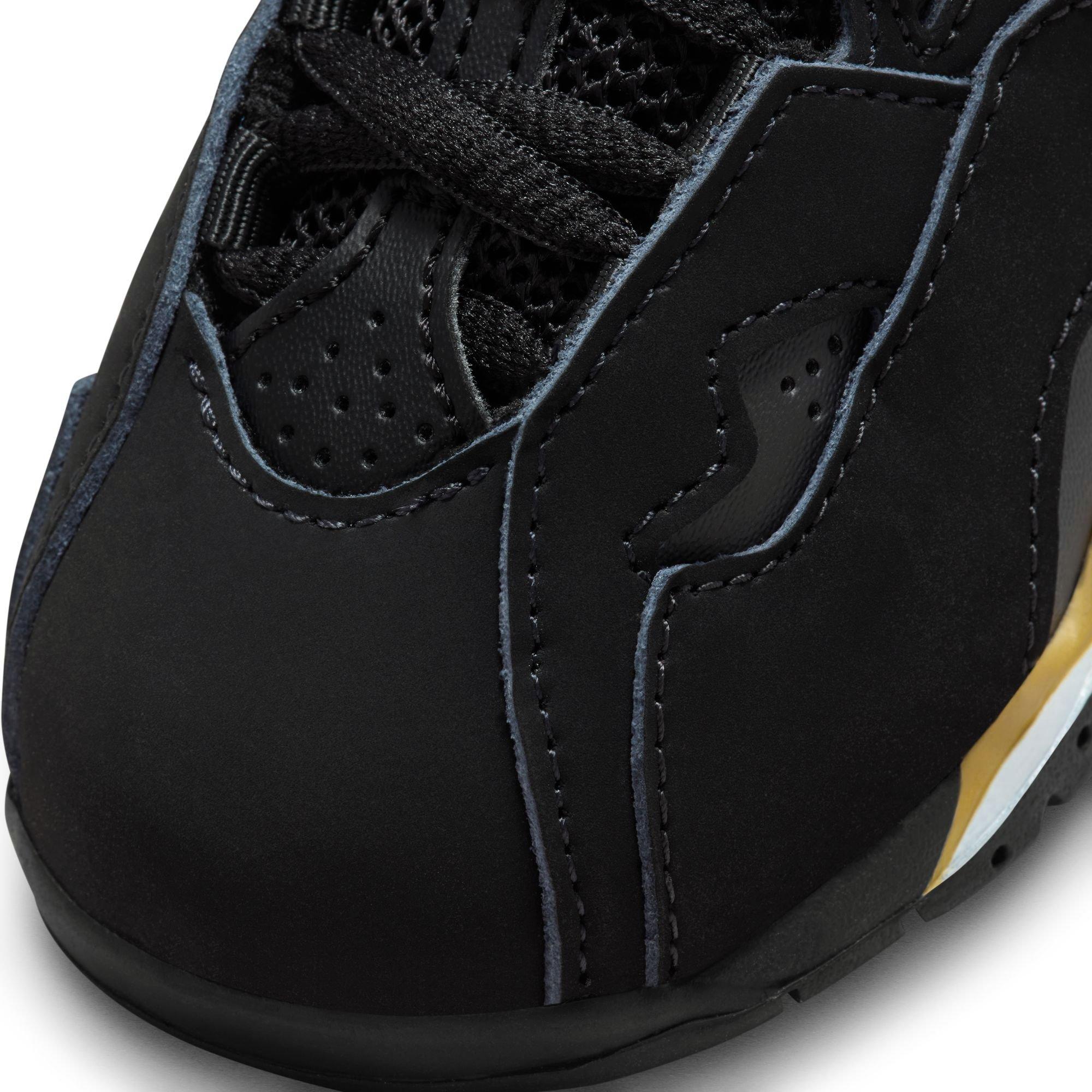 Jordan True Flight "Black/White/Metallic Gold" Toddler Boys' Shoe - BLACK/GOLD Thumbnail View 8