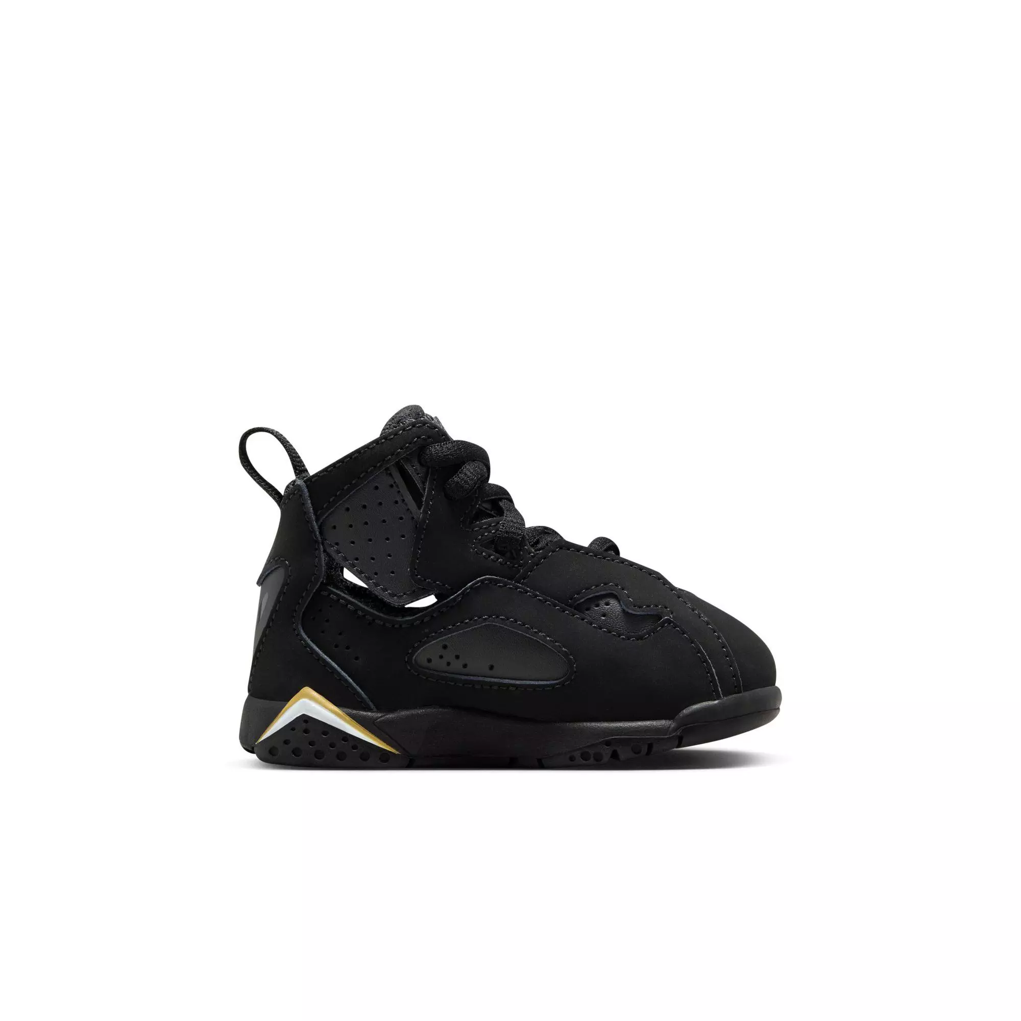 Jordan True Flight "Black/White/Metallic Gold" Toddler Boys' Shoe - BLACK/GOLD