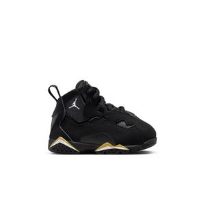 Jordan True Flight "Black/White/Metallic Gold" Toddler Boys' Shoe