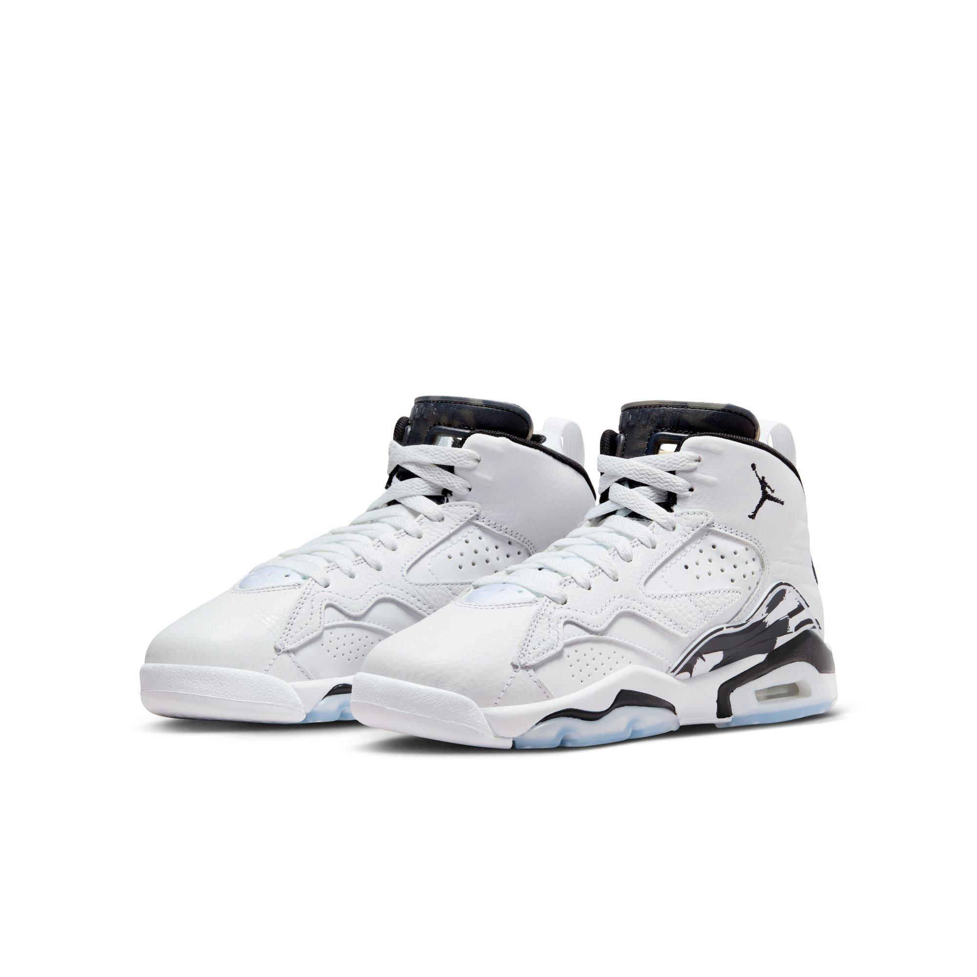 Jordan MVP "White/Black/Off Noir" Grade School Boys' Shoe - WHITE/BLACK Thumbnail View 5