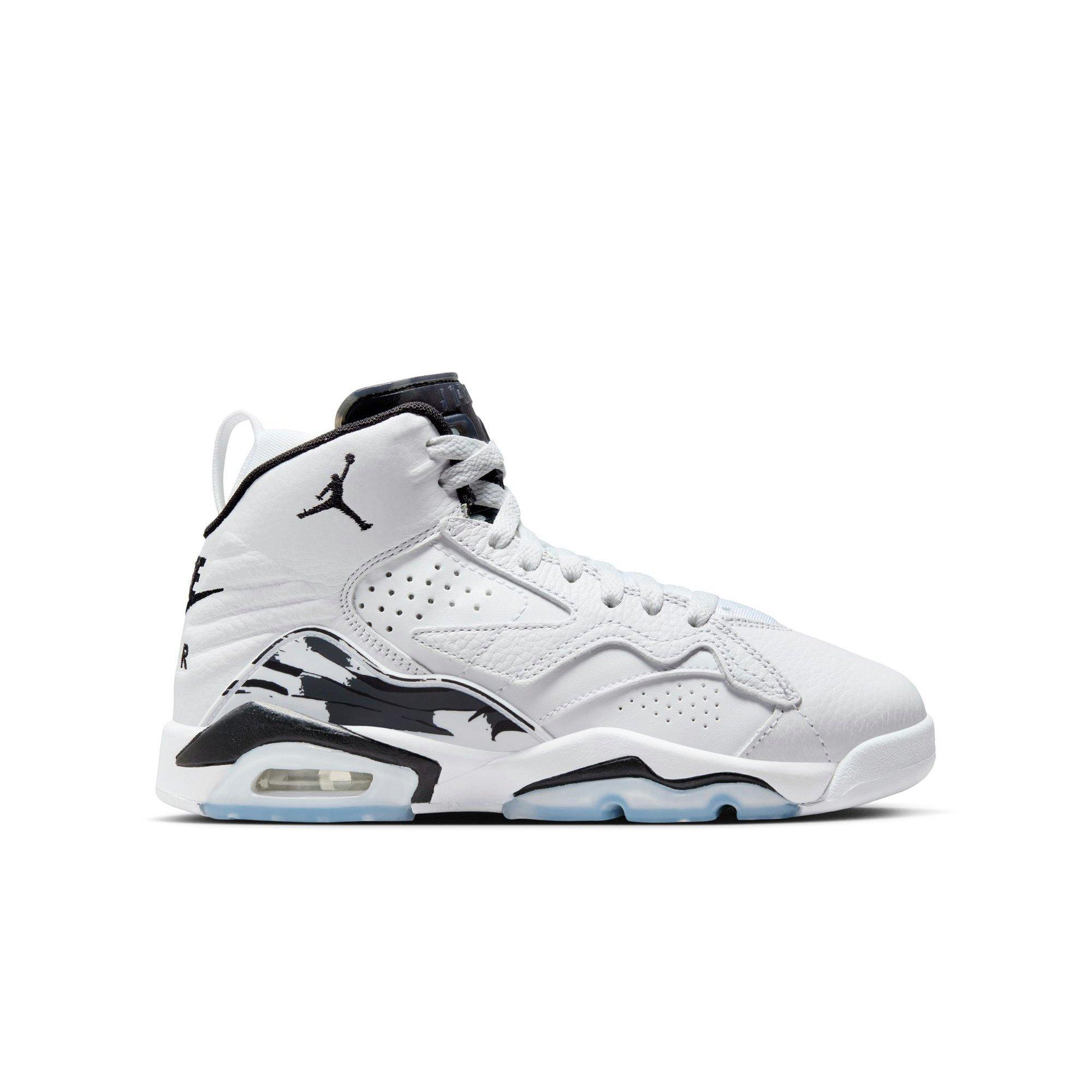 Jordan MVP "White/Black/Off Noir" Grade School Boys' Shoe - WHITE/BLACK Thumbnail View 1