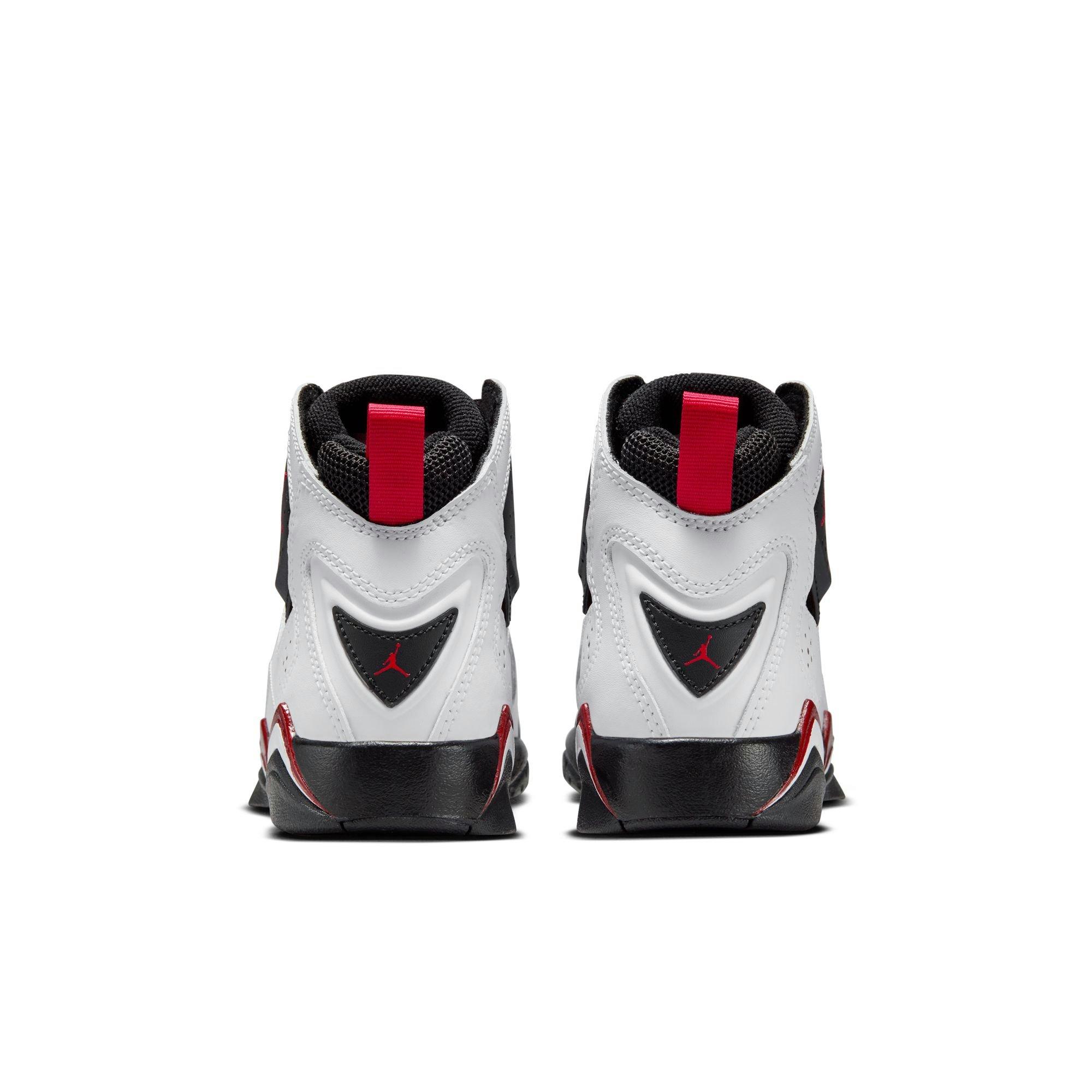 Jordan True Flight "White/Black/Varsity Red" Grade School Boys' Shoe - WHITE/BLACK/RED Thumbnail View 6