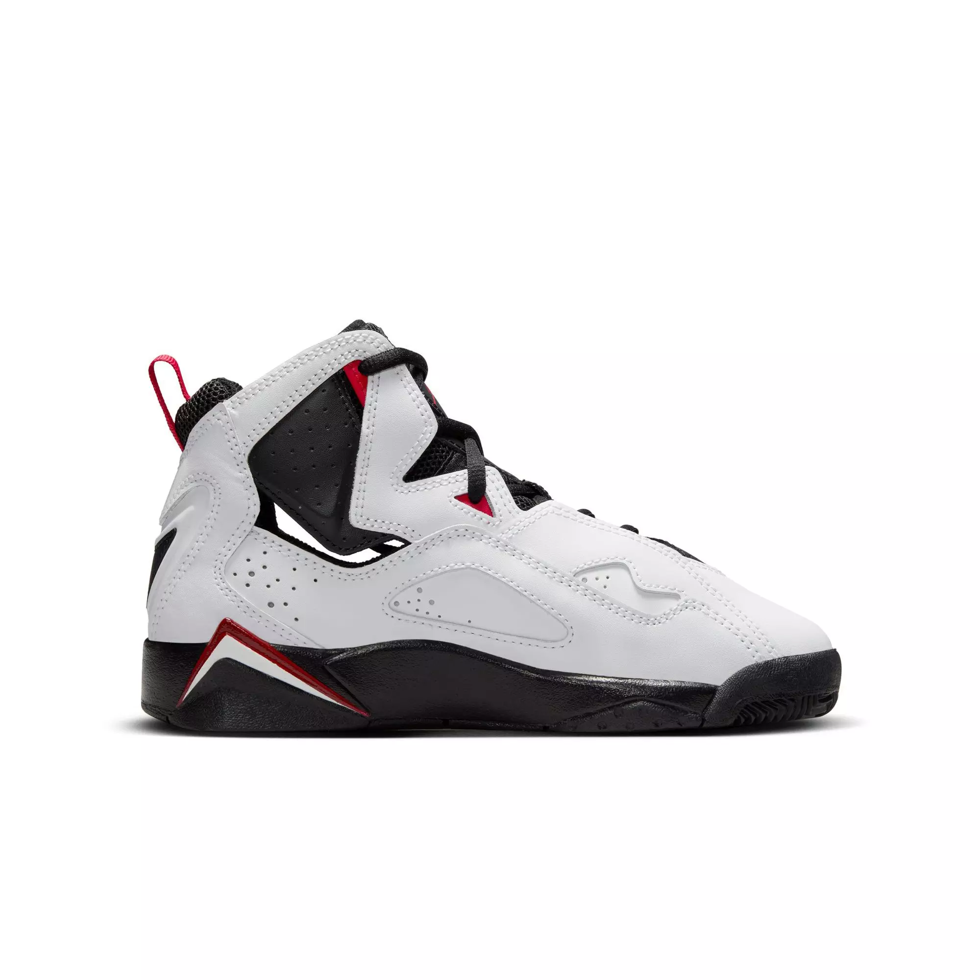 Jordan True Flight "White/Black/Varsity Red" Grade School Boys' Shoe - WHITE/BLACK/RED