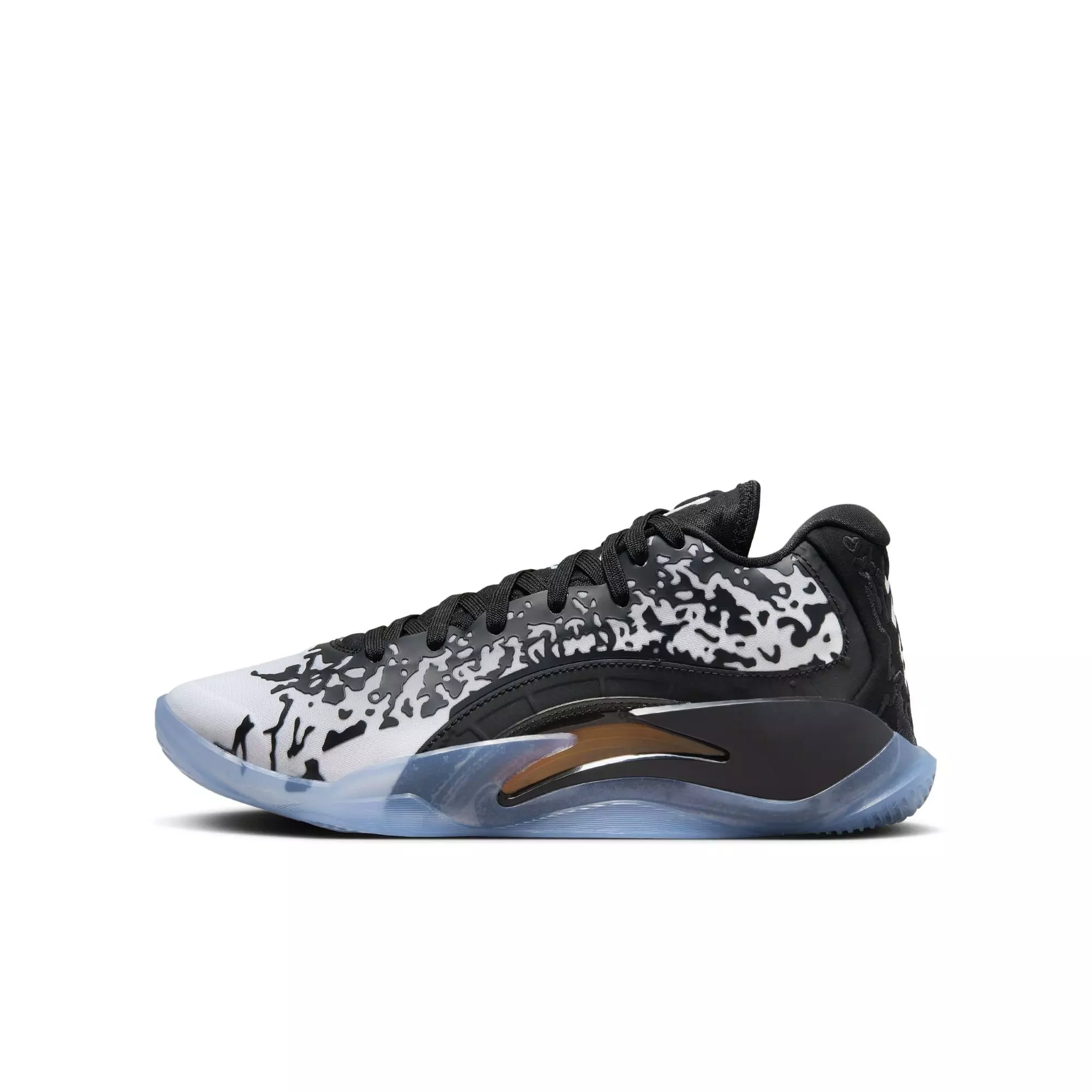 Jordan Zion 3 "Black/White" Grade School Kids' Basketball Shoe - BLACK/WHITE/LASER ORANGE