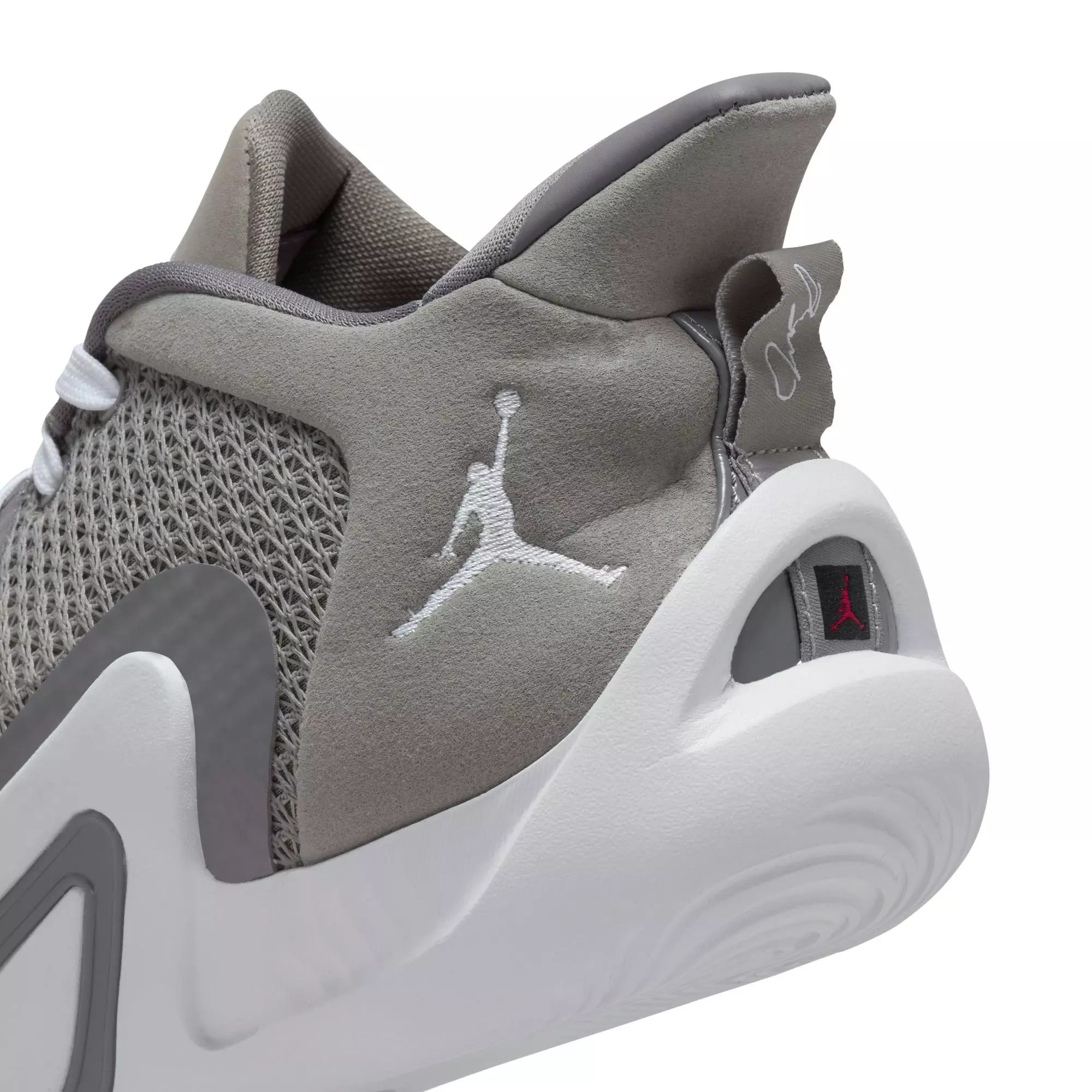 Jordan Tatum 1 "Cool Grey" Grade School Kids' Basketball Shoe - MEDIUM GREY/WHITE/GUNSMOKE