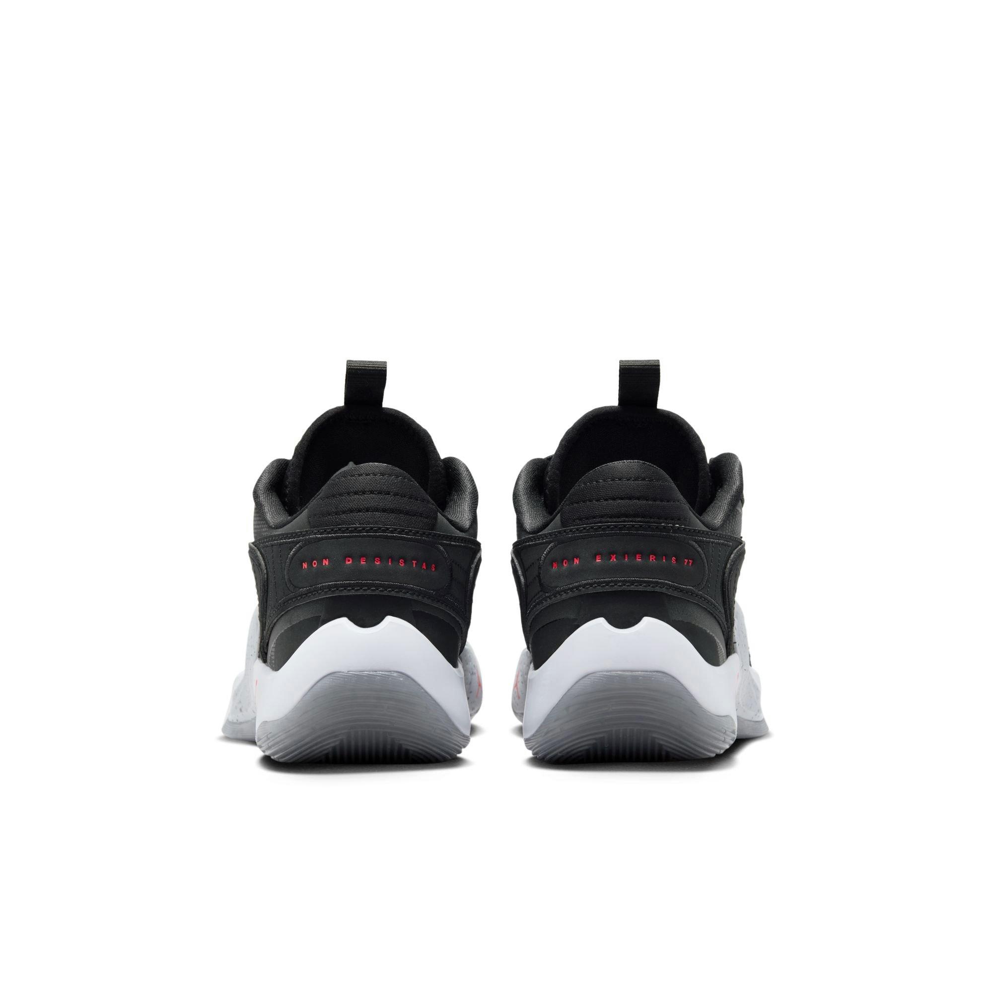 Jordan Luka 2 "Black Wolf Grey" Grade School Kids' Basketball Shoe - BLACK/BRIGHT CRIMSON/WOLF GREY Thumbnail View 8