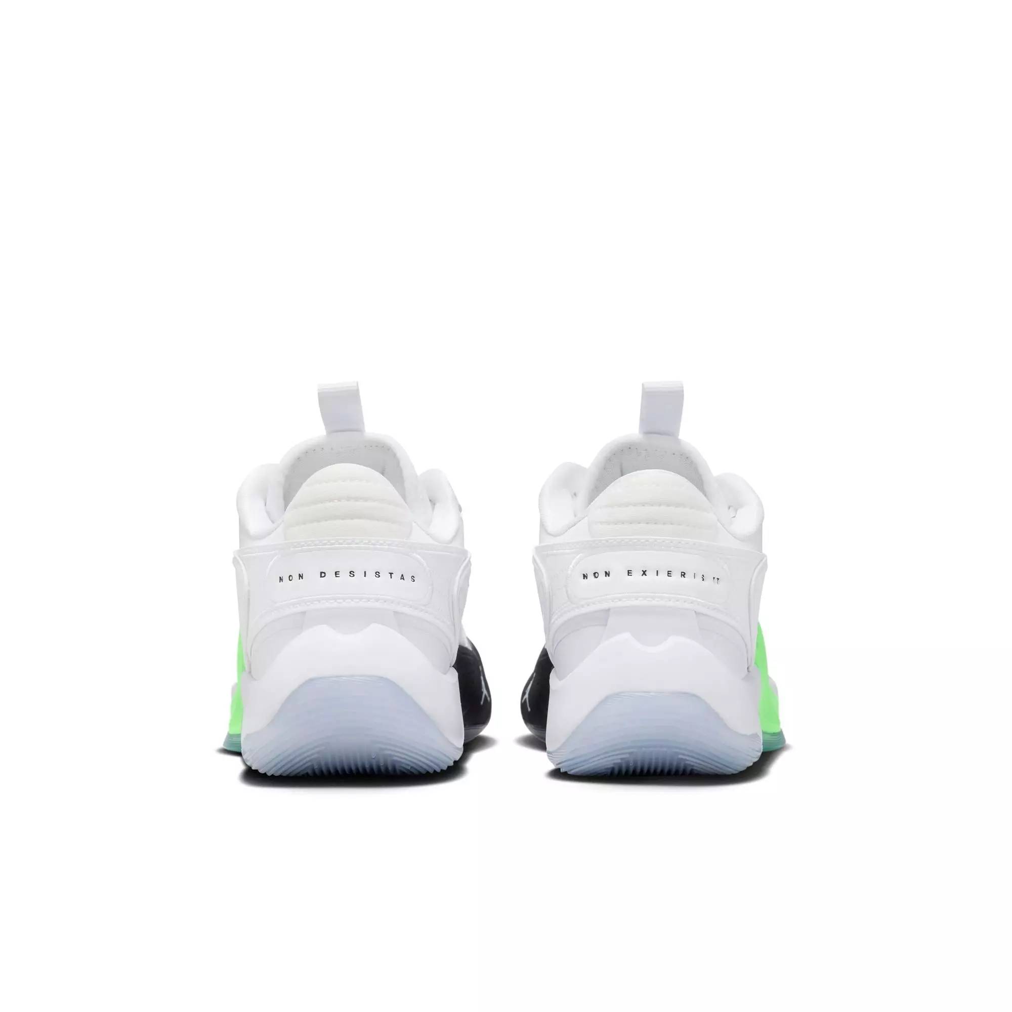 Jordan Luka 2 "Trick Shot" Grade School Kids' Basketball Shoe - WHITE/BLACK/GREEN STRIKE