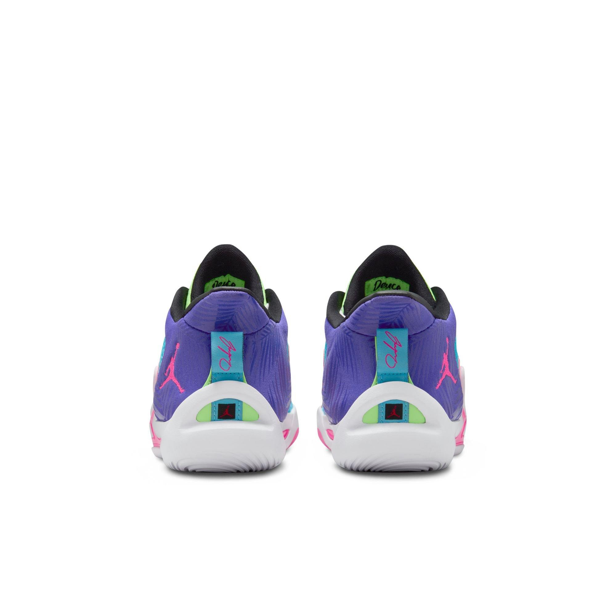 Jordan Tatum 1 "Wave Runner" Grade School Kids' Basketball Shoe - LAGOON PULSE/PINK BLAST/PSYCHIC PURPLE Thumbnail View 8