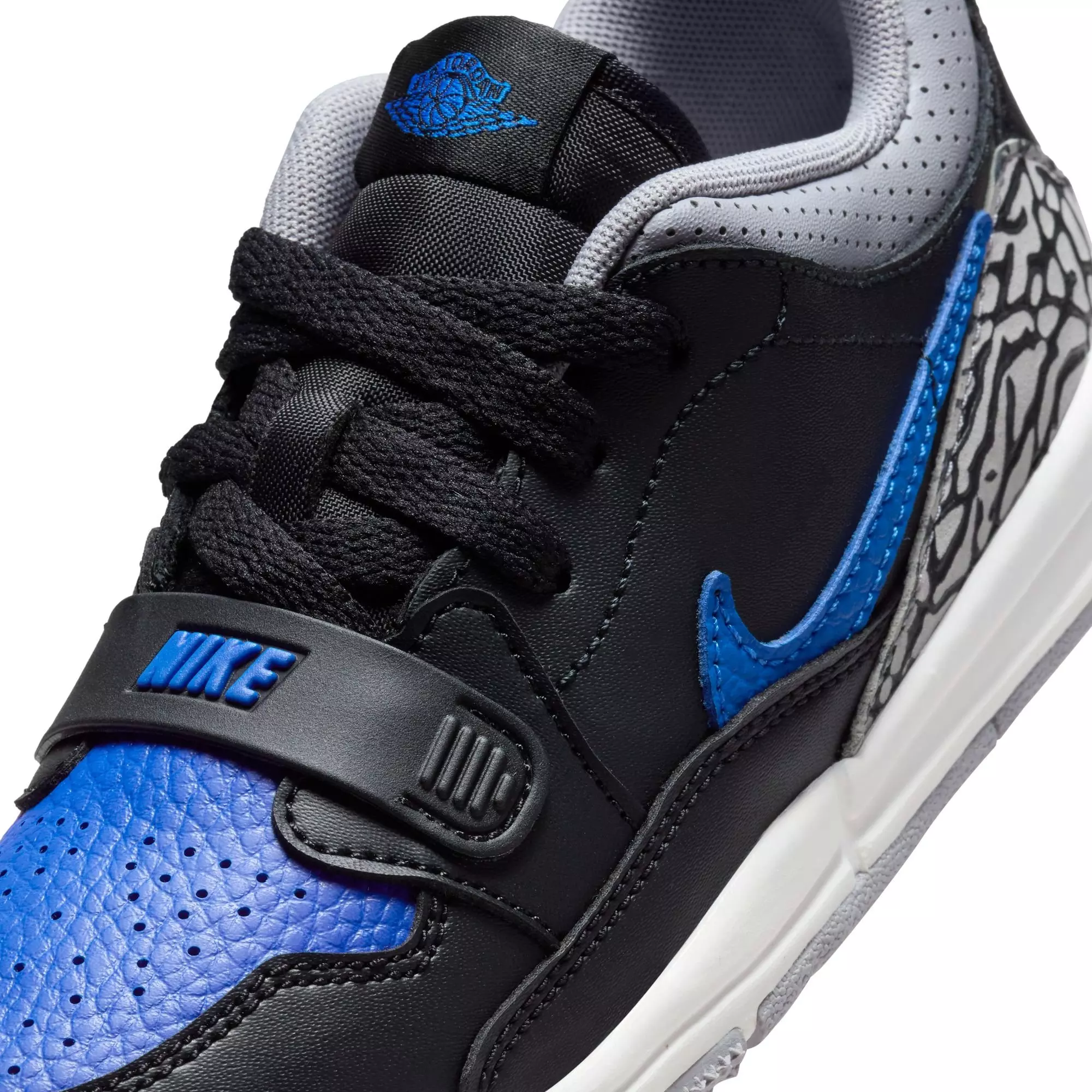 Jordan Legacy 312 Low "Black/Game Royal/White/Cement Grey" Preschool Boys' Shoe - BLACK/WHITE/ROYAL