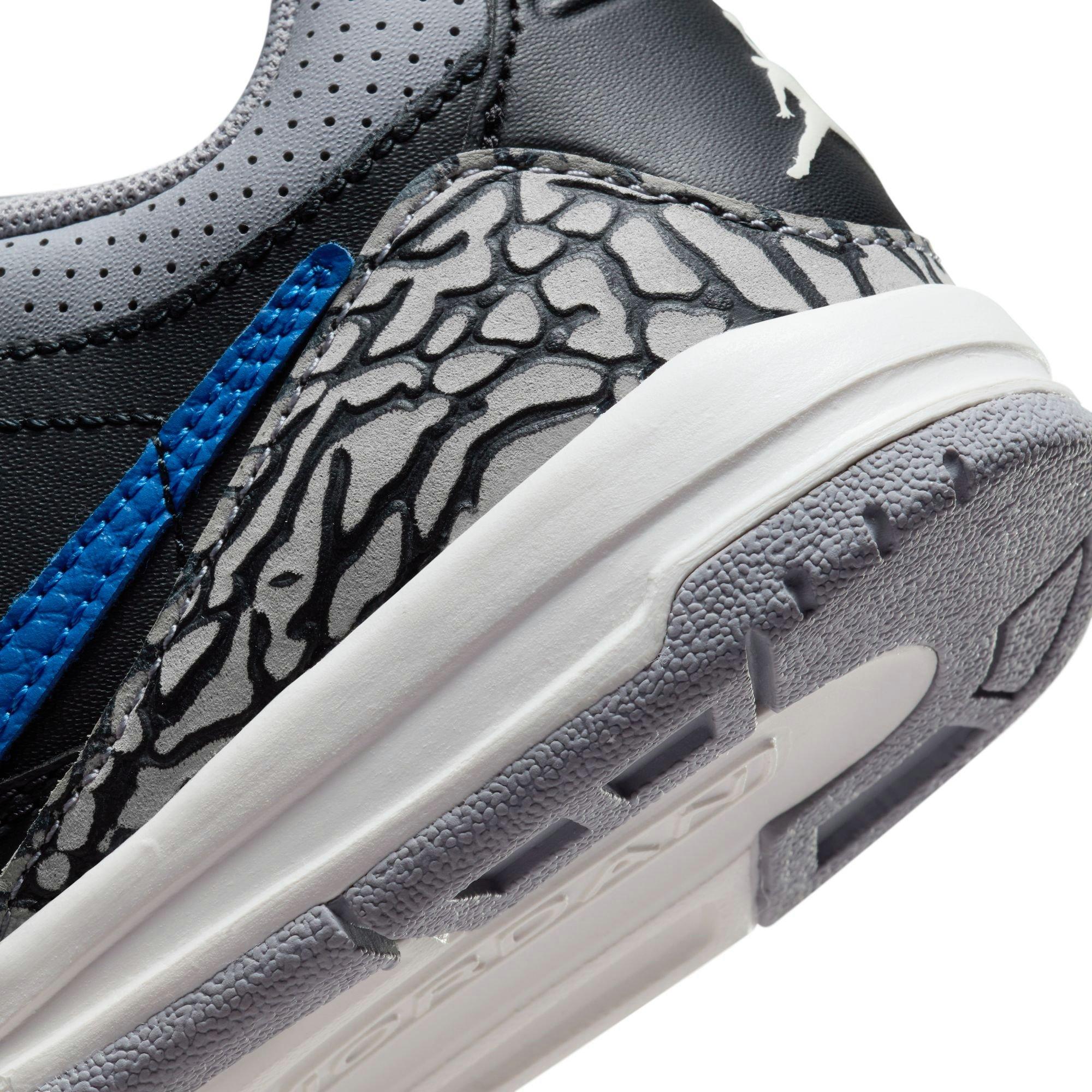 Jordan Legacy 312 Low "Black/Game Royal/White/Cement Grey" Preschool Boys' Shoe - BLACK/WHITE/ROYAL Thumbnail View 10