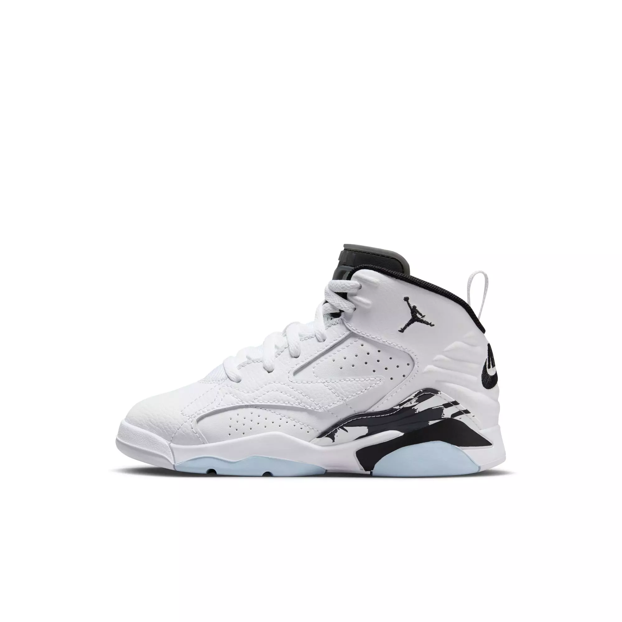 Jordan Jumpman MVP "White/Black/Off Noir" Preschool Boys' Shoe - WHITE/BLACK