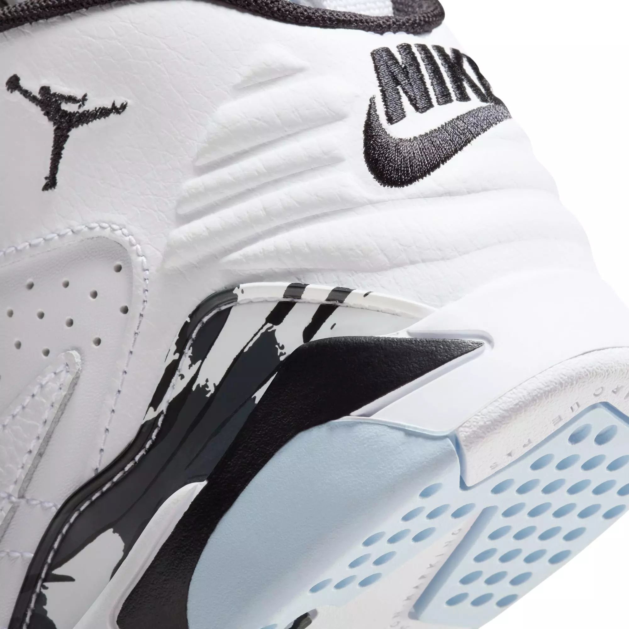 Jordan Jumpman MVP "White/Black/Off Noir" Preschool Boys' Shoe - WHITE/BLACK