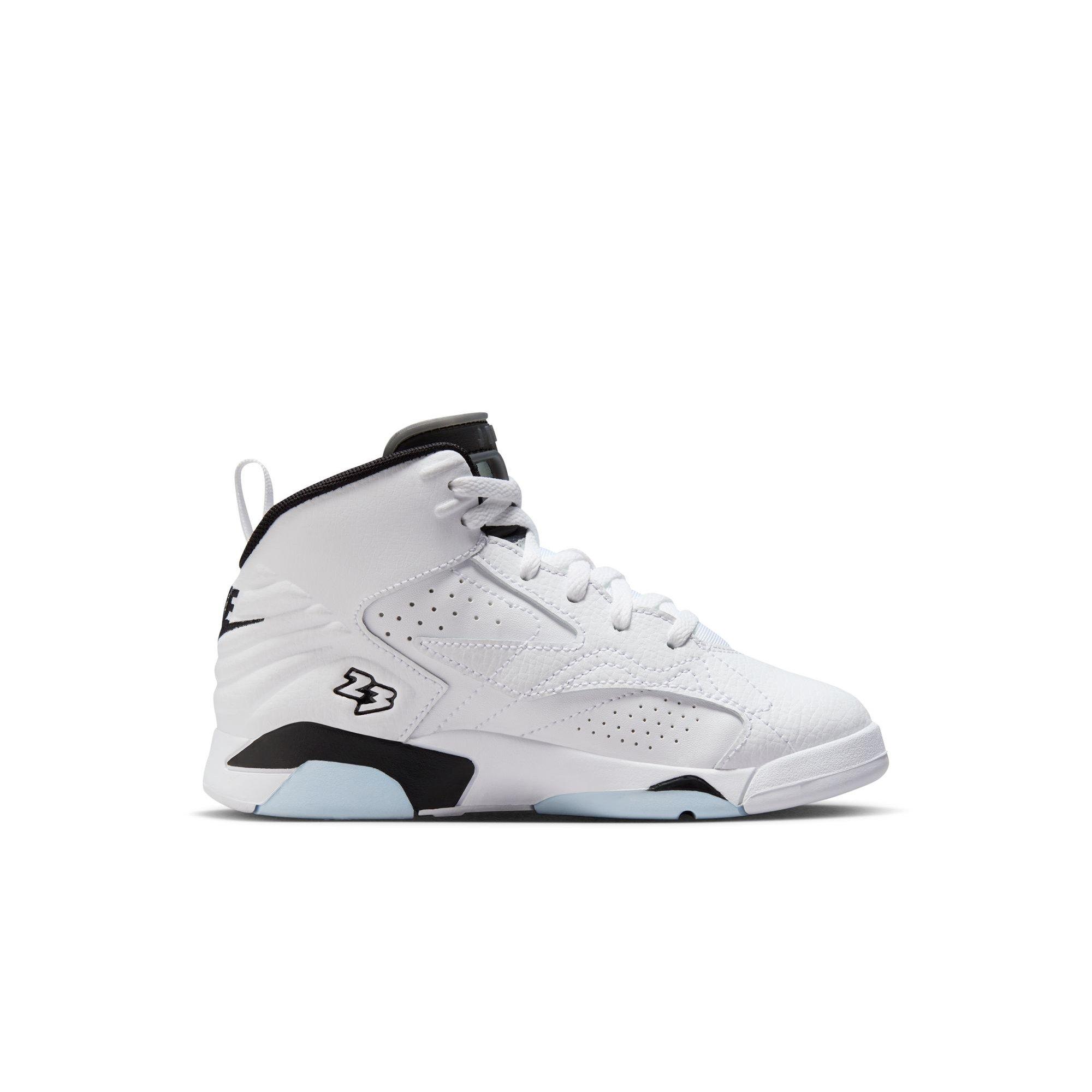 Jordan Jumpman MVP "White/Black/Off Noir" Preschool Boys' Shoe - WHITE/BLACK Thumbnail View 2