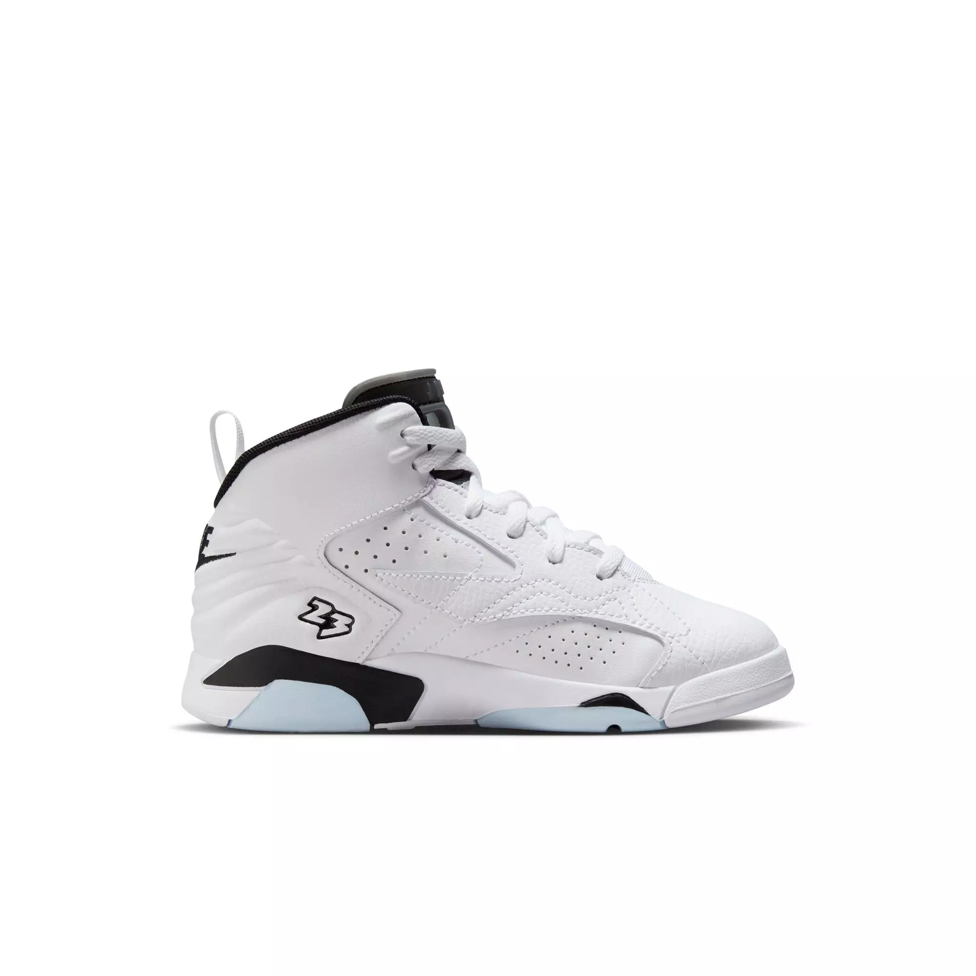 Jordan Jumpman MVP "White/Black/Off Noir" Preschool Boys' Shoe - WHITE/BLACK