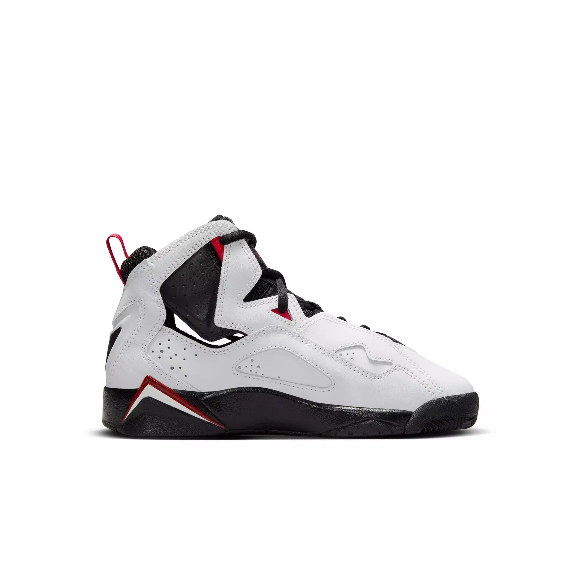 Jordan True Flight "White/Black/Varsity Red" Preschool Boys' Shoe - WHITE/BLACK/RED